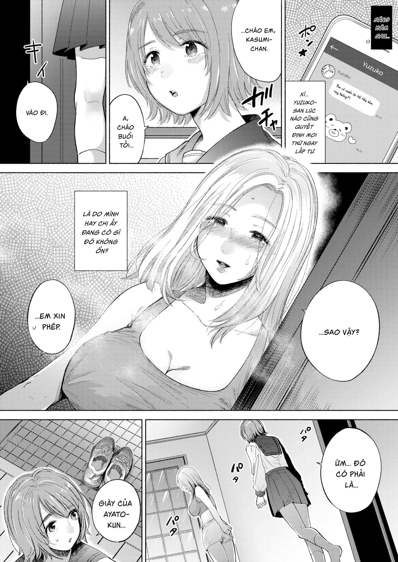 HentaiVN.net - Ảnh 7 - Chị Hàng Xóm Tốt Bụng [Cell Of Avarice] - Chap 1