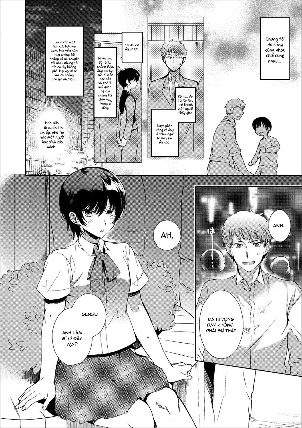 HentaiVN.net - Ảnh 3 - Sensei no Oshigoto - Chap 1