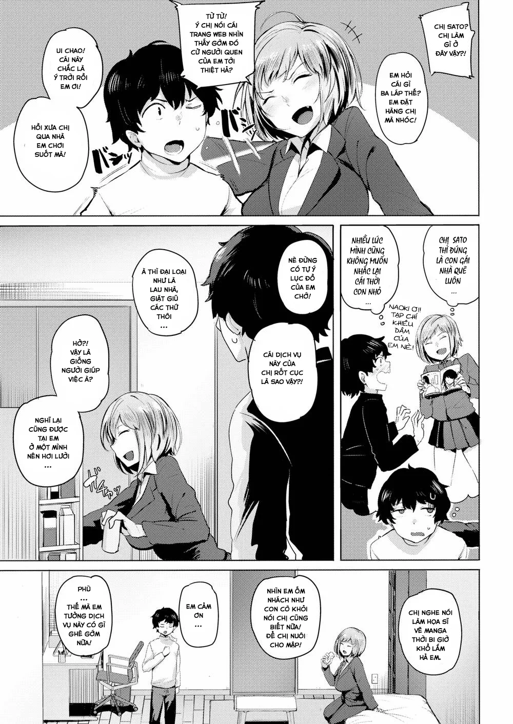 HentaiVN.net - Ảnh 3 - Kéo Chàng Về Quê Với Em! [Hometown Sex] - Chap 1