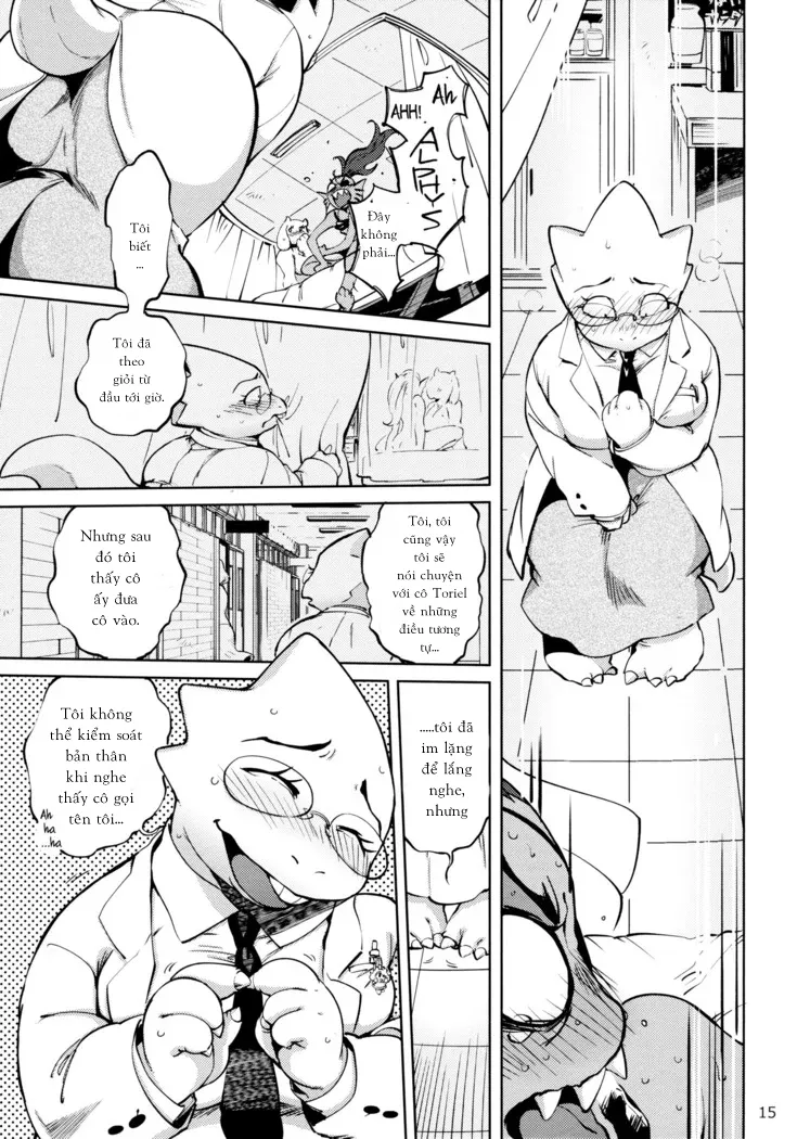HentaiVN.net - Ảnh 14 - Toriel sensei (Undertale) - Chap 1