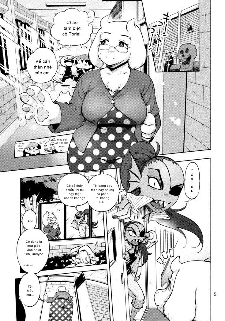 HentaiVN.net - Ảnh 4 - Toriel sensei (Undertale) - Chap 1