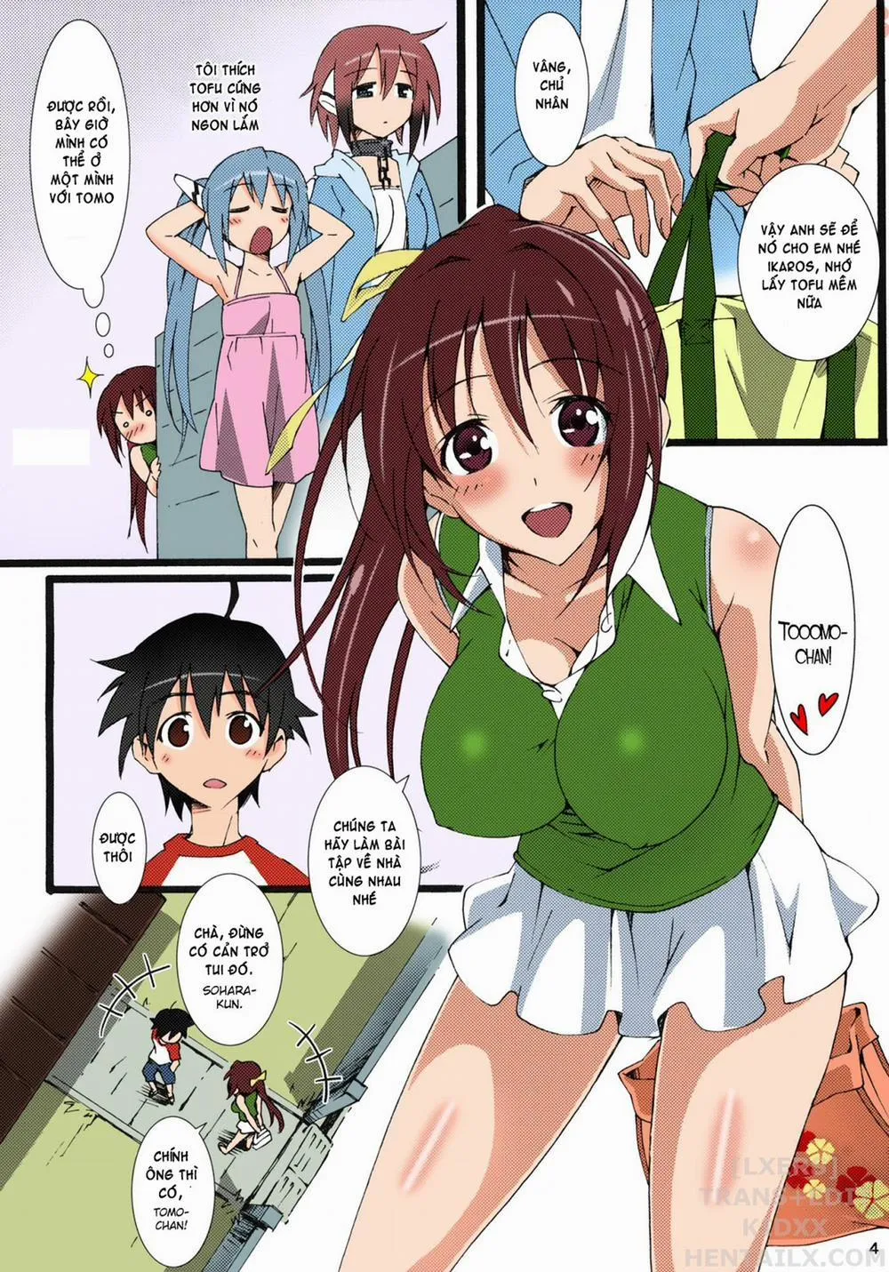 HentaiVN.net - Ảnh 3 - Tenshi no Inu Mani (Sora No Otoshimono) - Chap 1