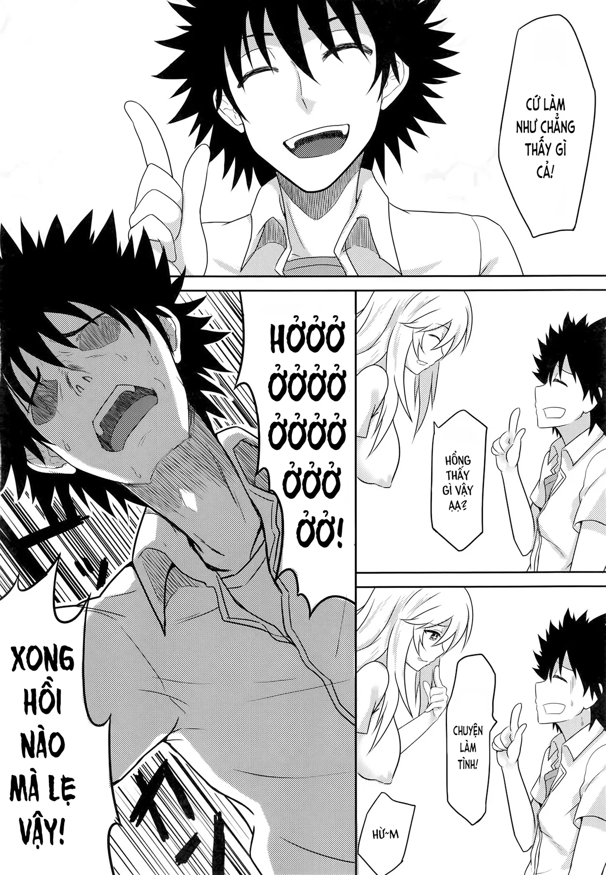 HentaiVN.net - Ảnh 10 - MikoMisa và Anh Chàng Bất Hạnh (Toaru Kagaku no Railgun) [MikoMisa to Fukou na Otoko (Toaru Kagaku no Railgun); みこみさと不幸な男 (とある科学の超電磁砲)] - Chap 1