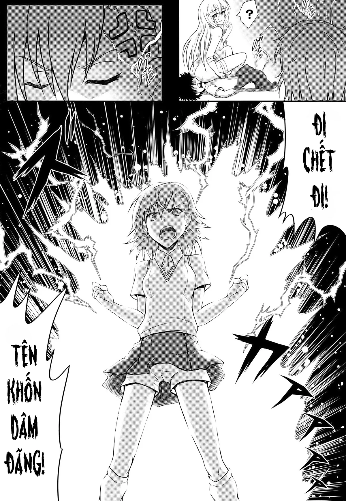 HentaiVN.net - Ảnh 16 - MikoMisa và Anh Chàng Bất Hạnh (Toaru Kagaku no Railgun) [MikoMisa to Fukou na Otoko (Toaru Kagaku no Railgun); みこみさと不幸な男 (とある科学の超電磁砲)] - Chap 1