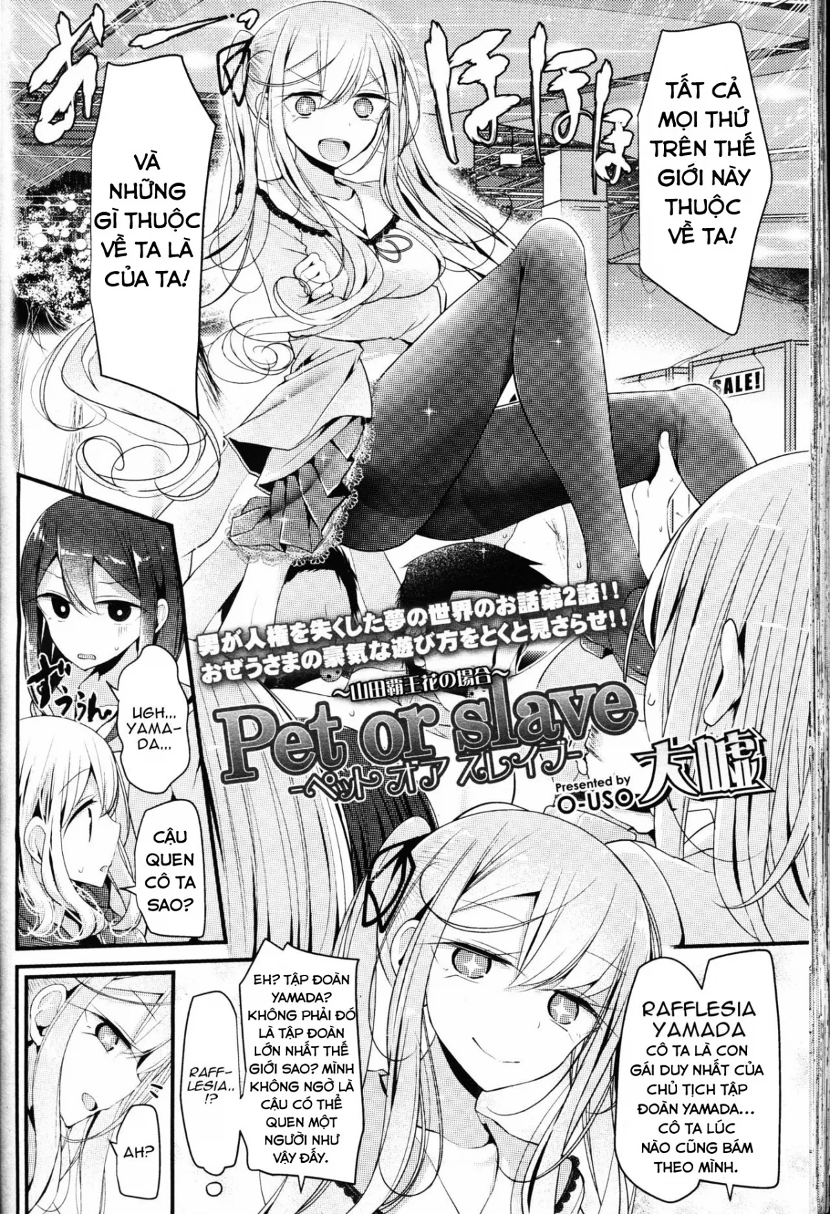 HentaiVN.net - Ảnh 3 - Pet or slave (Part 2) [Pet or Slave - The Case of Rafflesia Yamada] - Chap 1