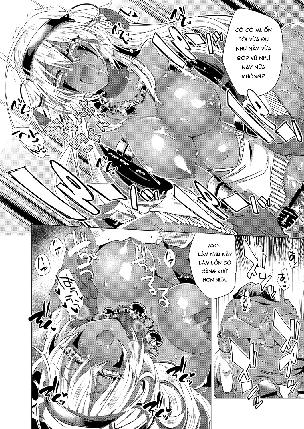 HentaiVN.net - Ảnh 19 - Lạc Vào Đảo Truyền Thuyết Tôi Địt Cả Đảo [褐色娘のハーレム島] - Chap 1