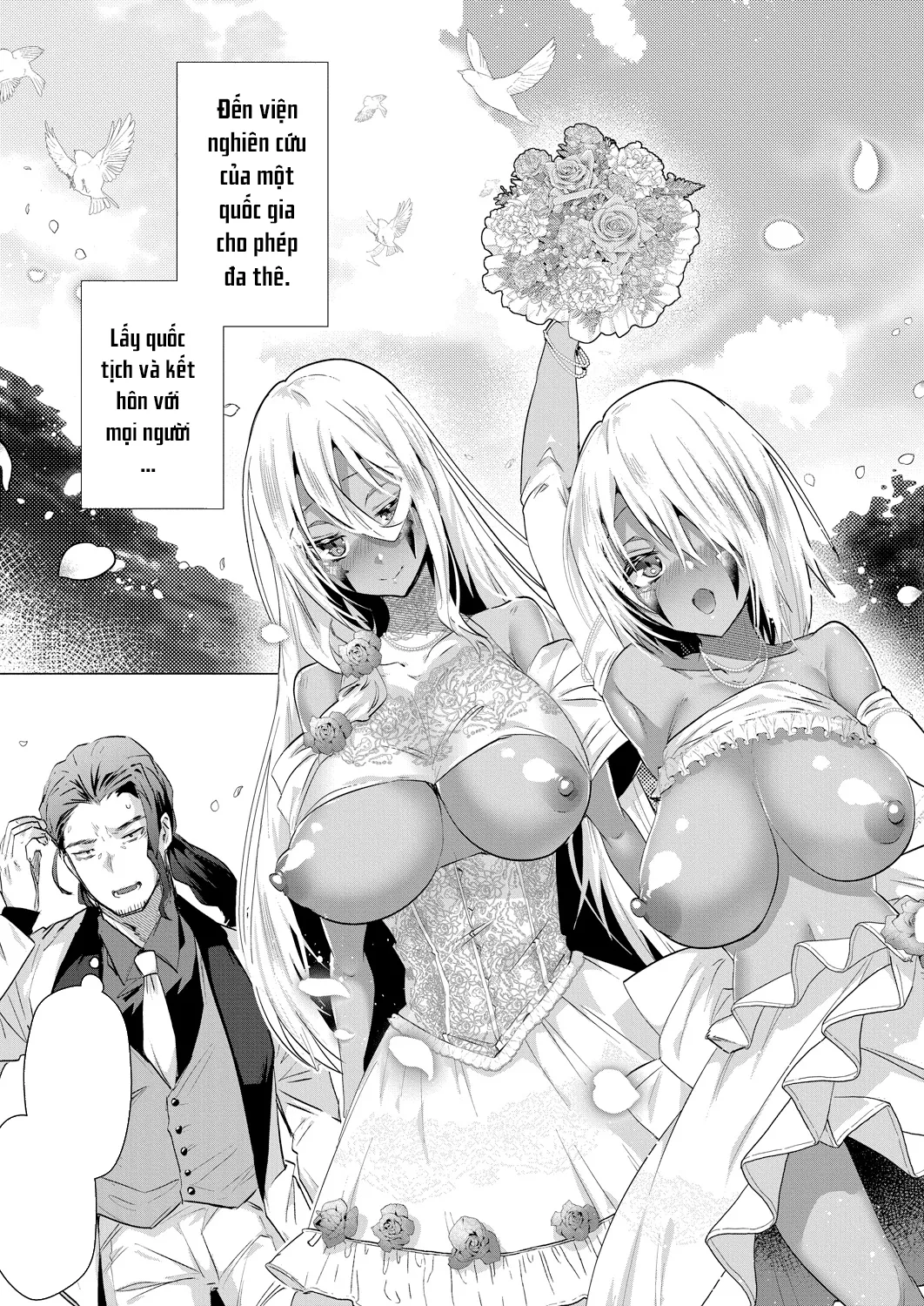 HentaiVN.net - Ảnh 25 - Lạc Vào Đảo Truyền Thuyết Tôi Địt Cả Đảo [褐色娘のハーレム島] - Chap 5