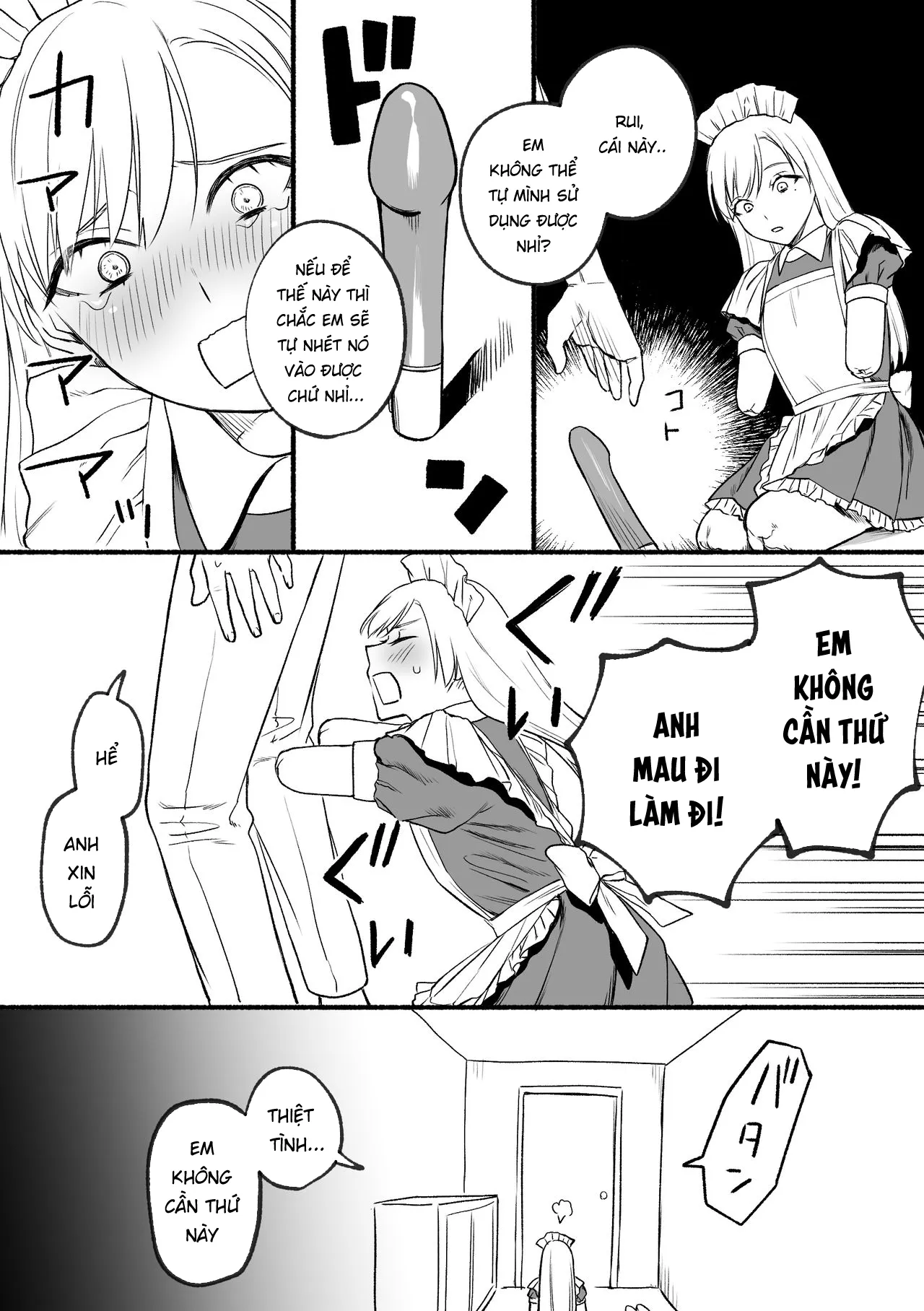 HentaiVN.net - Ảnh 12 - Hầu gái Rui khiếm khuyết [Amputation Maid Rui-Chen; 欠損メイドるい] - Chap 1