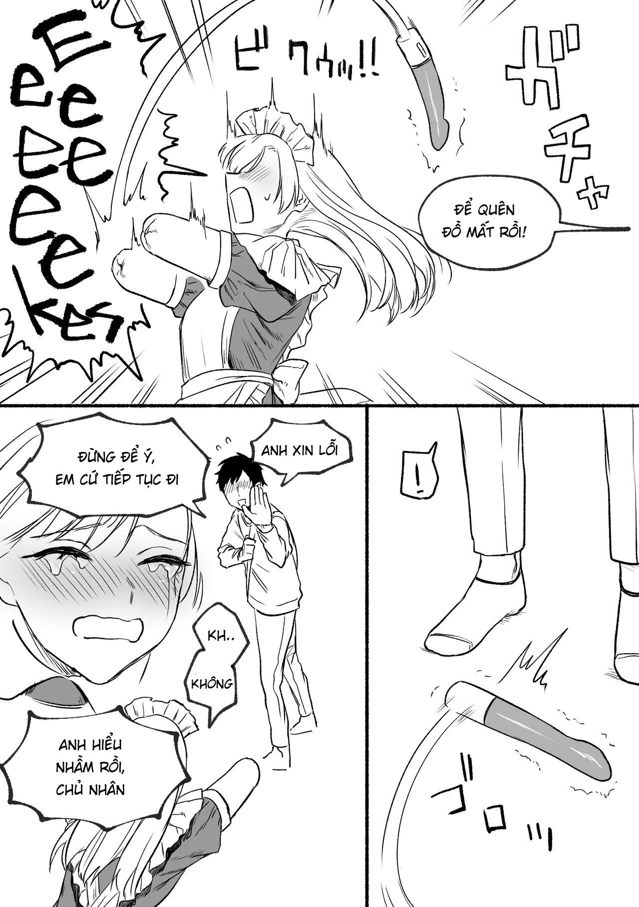 HentaiVN.net - Ảnh 14 - Hầu gái Rui khiếm khuyết [Amputation Maid Rui-Chen; 欠損メイドるい] - Chap 1