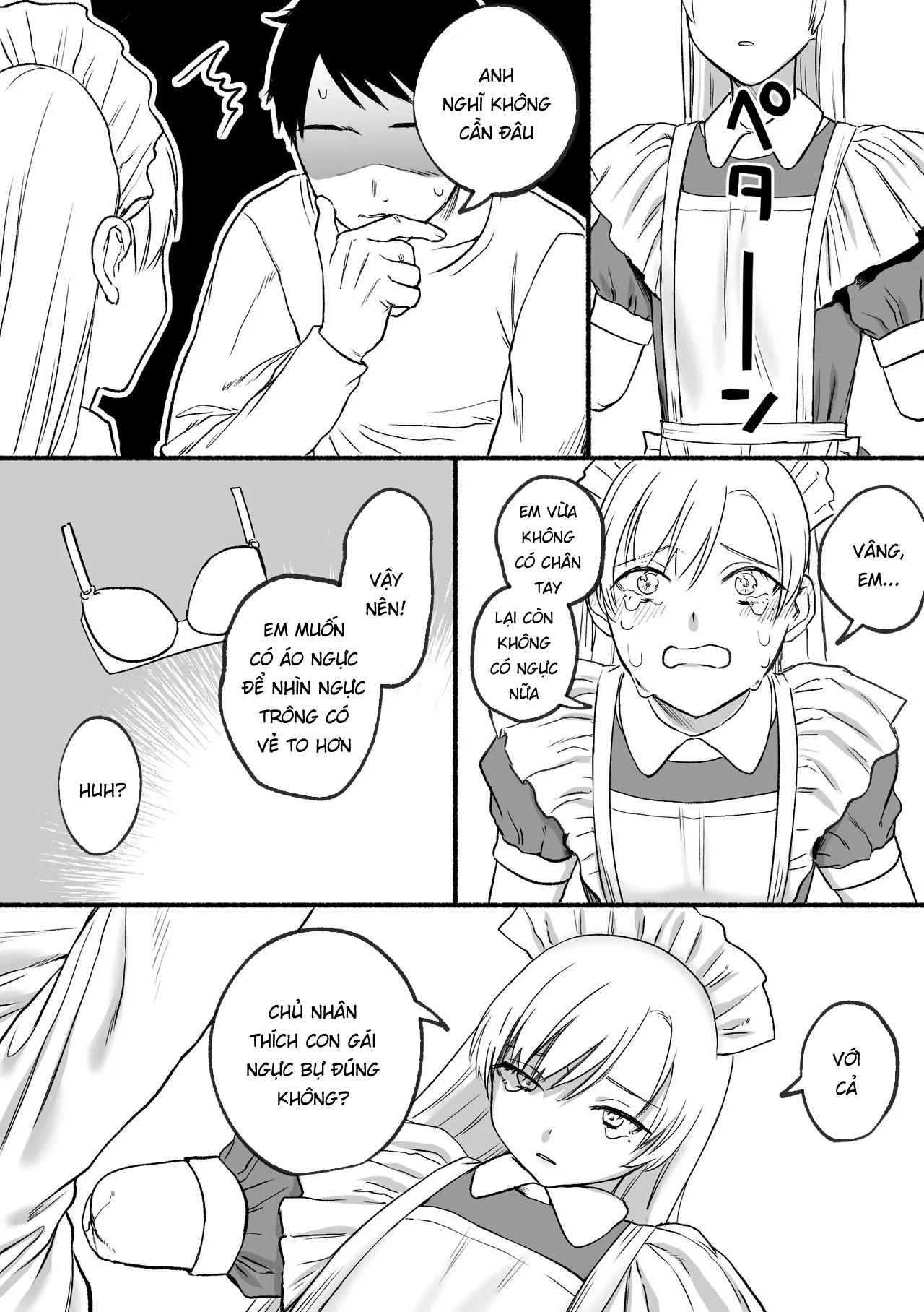 HentaiVN.net - Ảnh 17 - Hầu gái Rui khiếm khuyết [Amputation Maid Rui-Chen; 欠損メイドるい] - Chap 1