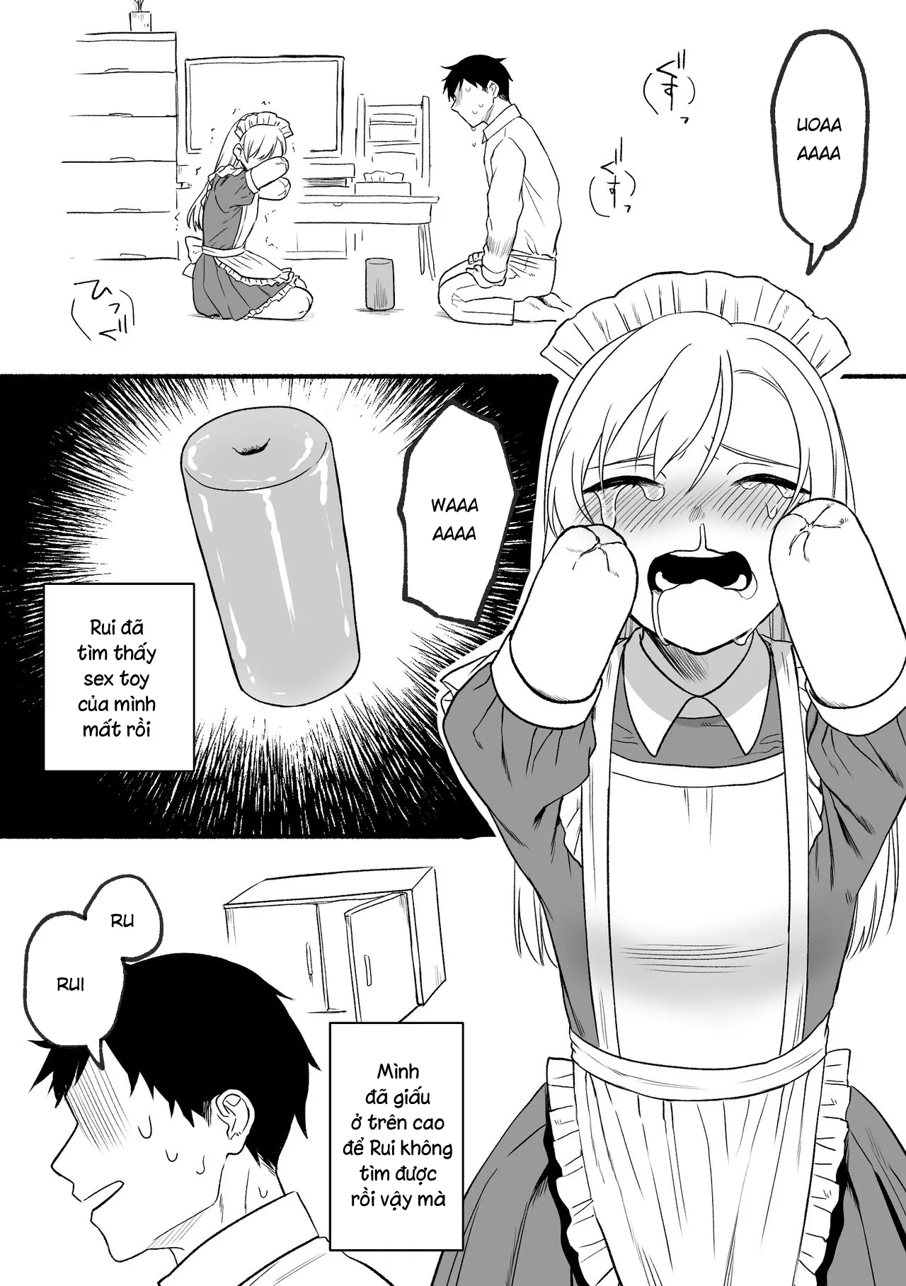 HentaiVN.net - Ảnh 20 - Hầu gái Rui khiếm khuyết [Amputation Maid Rui-Chen; 欠損メイドるい] - Chap 1