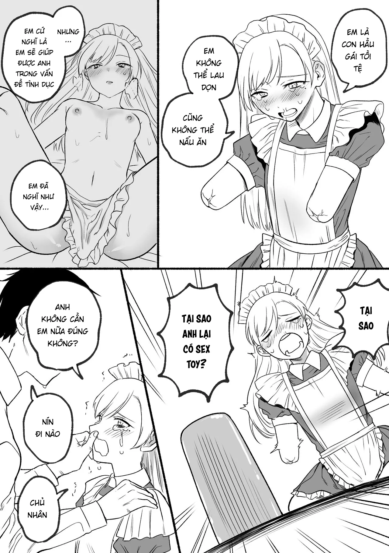 HentaiVN.net - Ảnh 21 - Hầu gái Rui khiếm khuyết [Amputation Maid Rui-Chen; 欠損メイドるい] - Chap 1