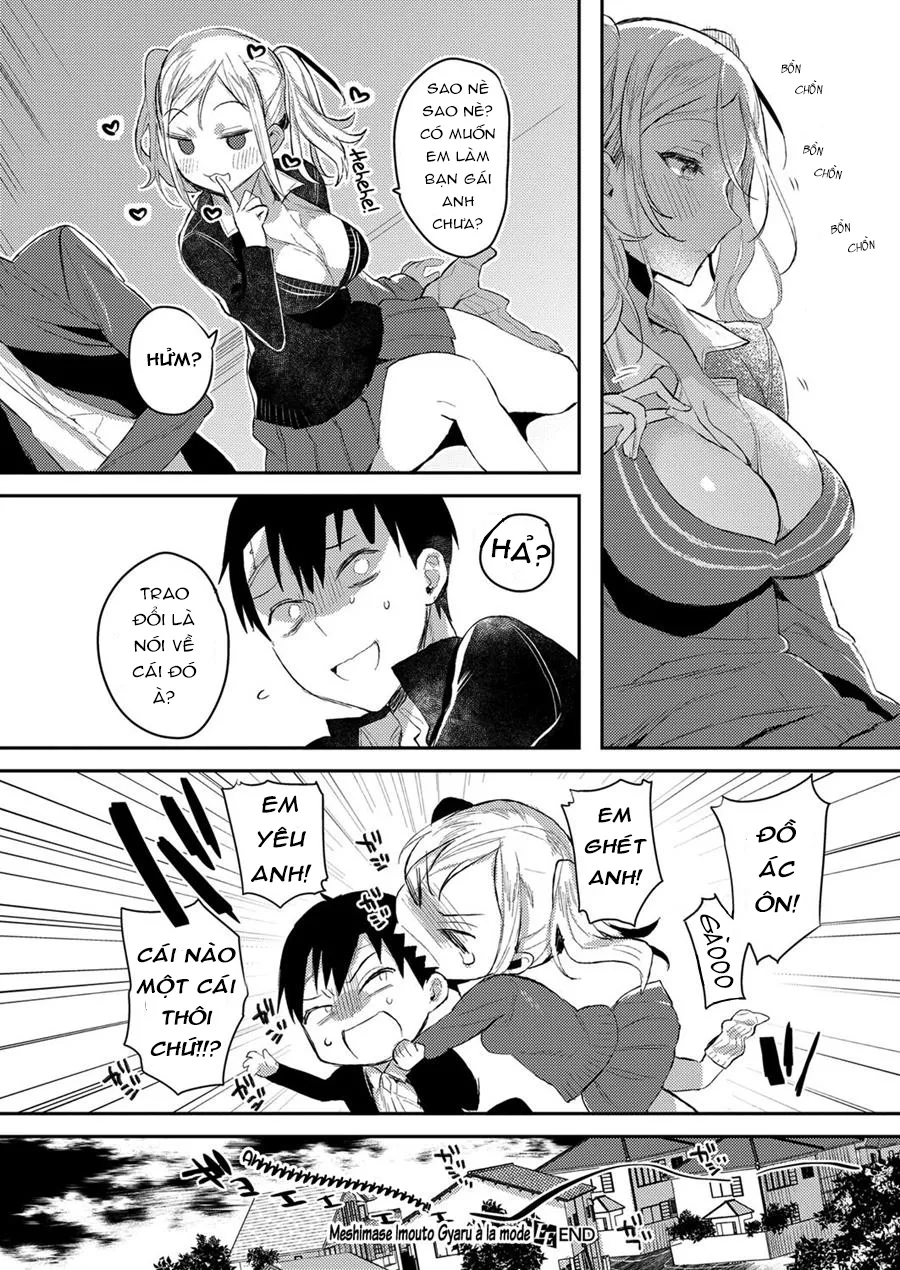 HentaiVN.net - Ảnh 21 - Meshimase Imouto Gal à la mode [Experience the Younger Sister Gyaru à La Mode; Trải Nghiệm Cô Em Gái Gyaru Hợp Thời Trang] - Chap 1