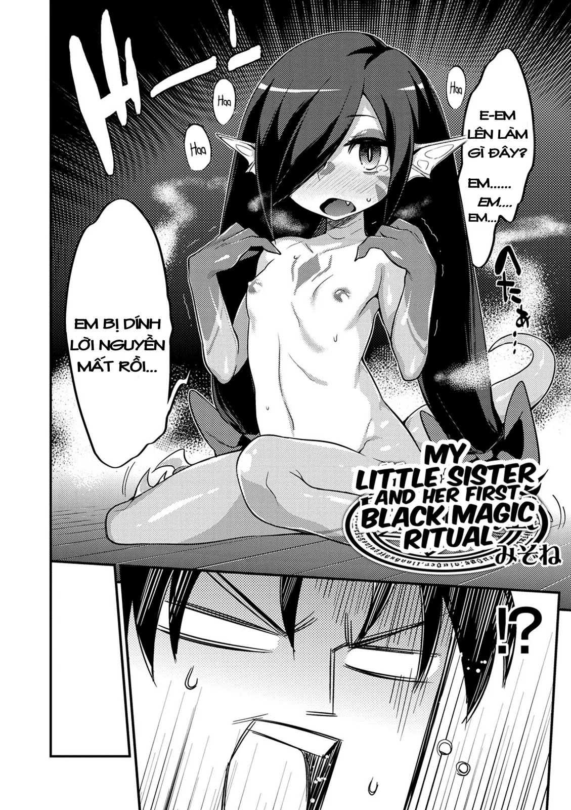 HentaiVN.net - Ảnh 3 - My Little Sister and her First Black Magic Ritual [Imouto to Hajimeru Kuromajutsu Gishiki] - Chap 1
