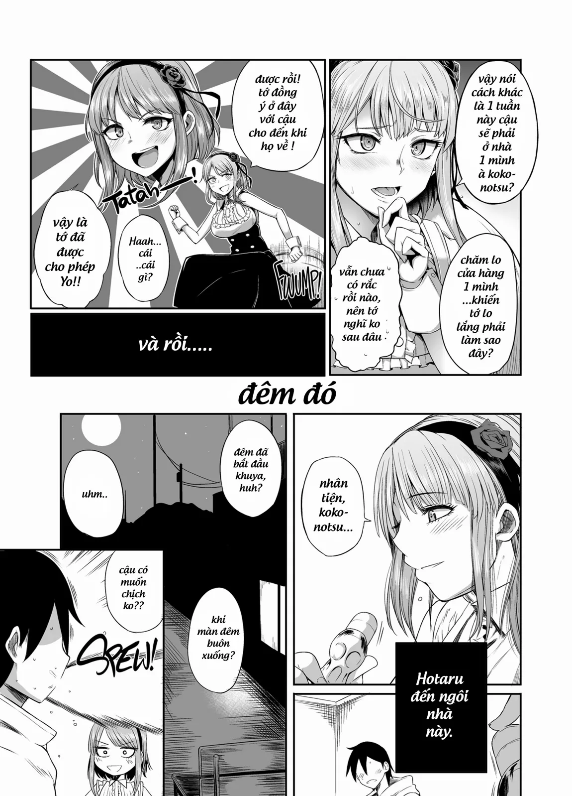 HentaiVN.net - Ảnh 4 - Hotaru Shidare Stays Over (Dagashi Kashi) [Shidare Hotaru Ga Ie Ni Yattekita; Decensored] - Chap 1