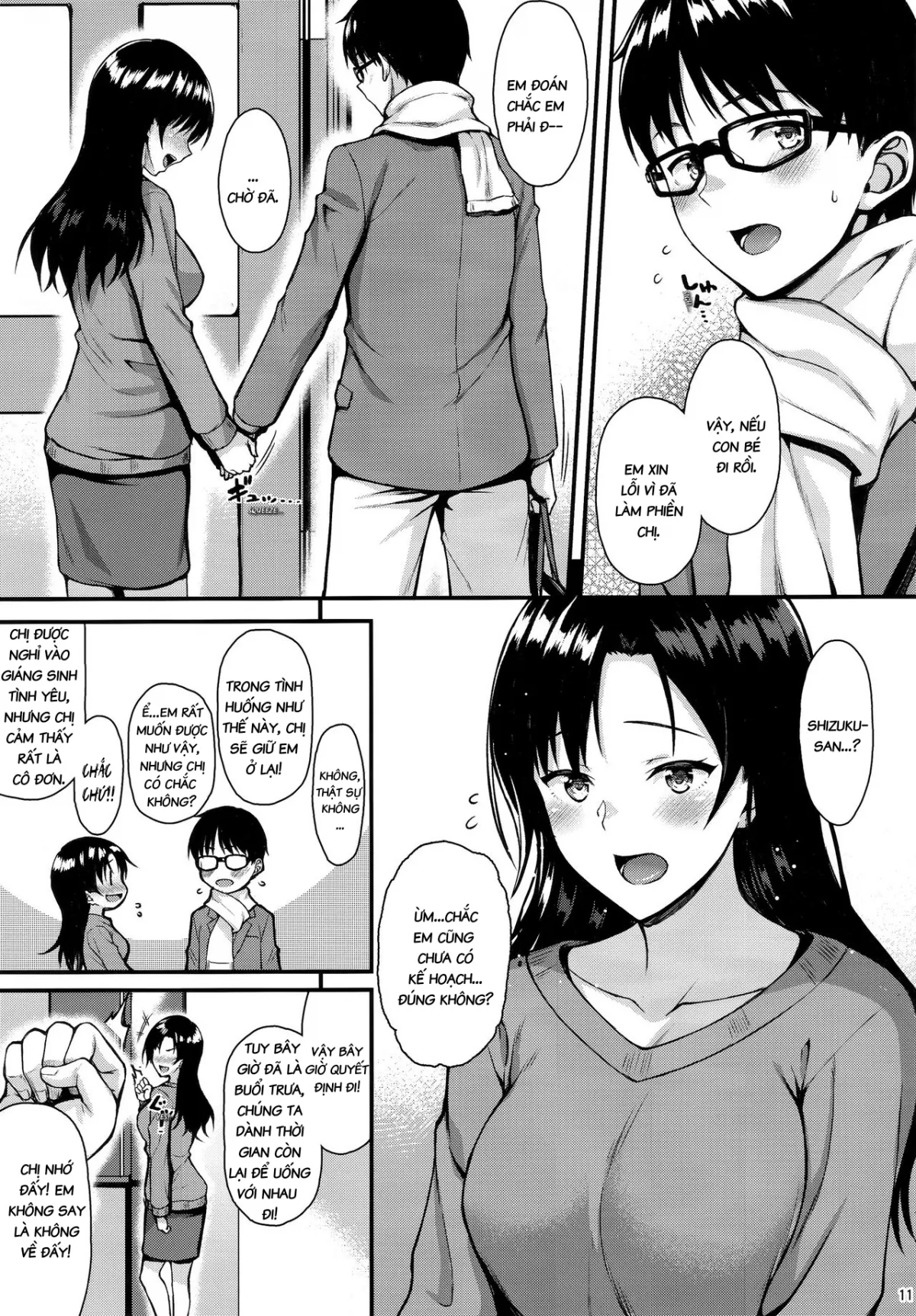 HentaiVN.net - Ảnh 10 - Chị Hàng xóm Ngọt Nước Shizuku-San [Shizuku-san wa Ore no Omoibito] - Chap 1