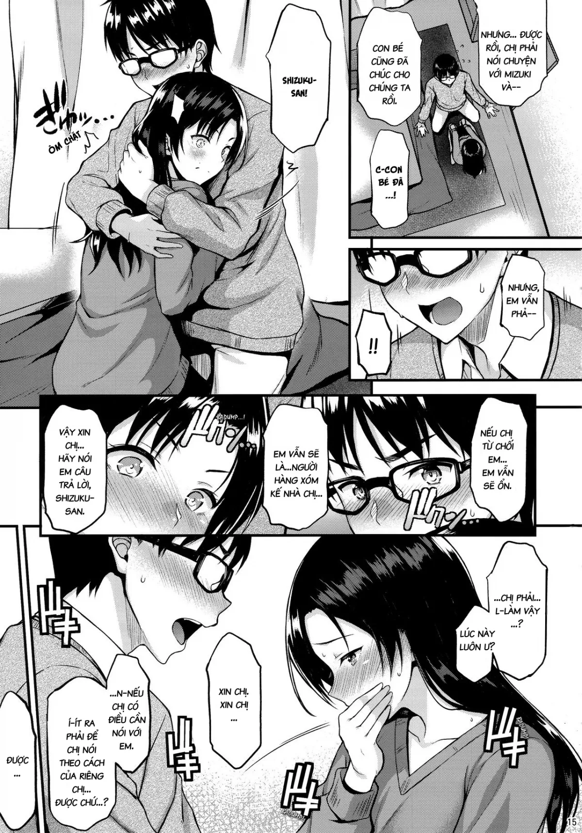 HentaiVN.net - Ảnh 14 - Chị Hàng xóm Ngọt Nước Shizuku-San [Shizuku-san wa Ore no Omoibito] - Chap 1