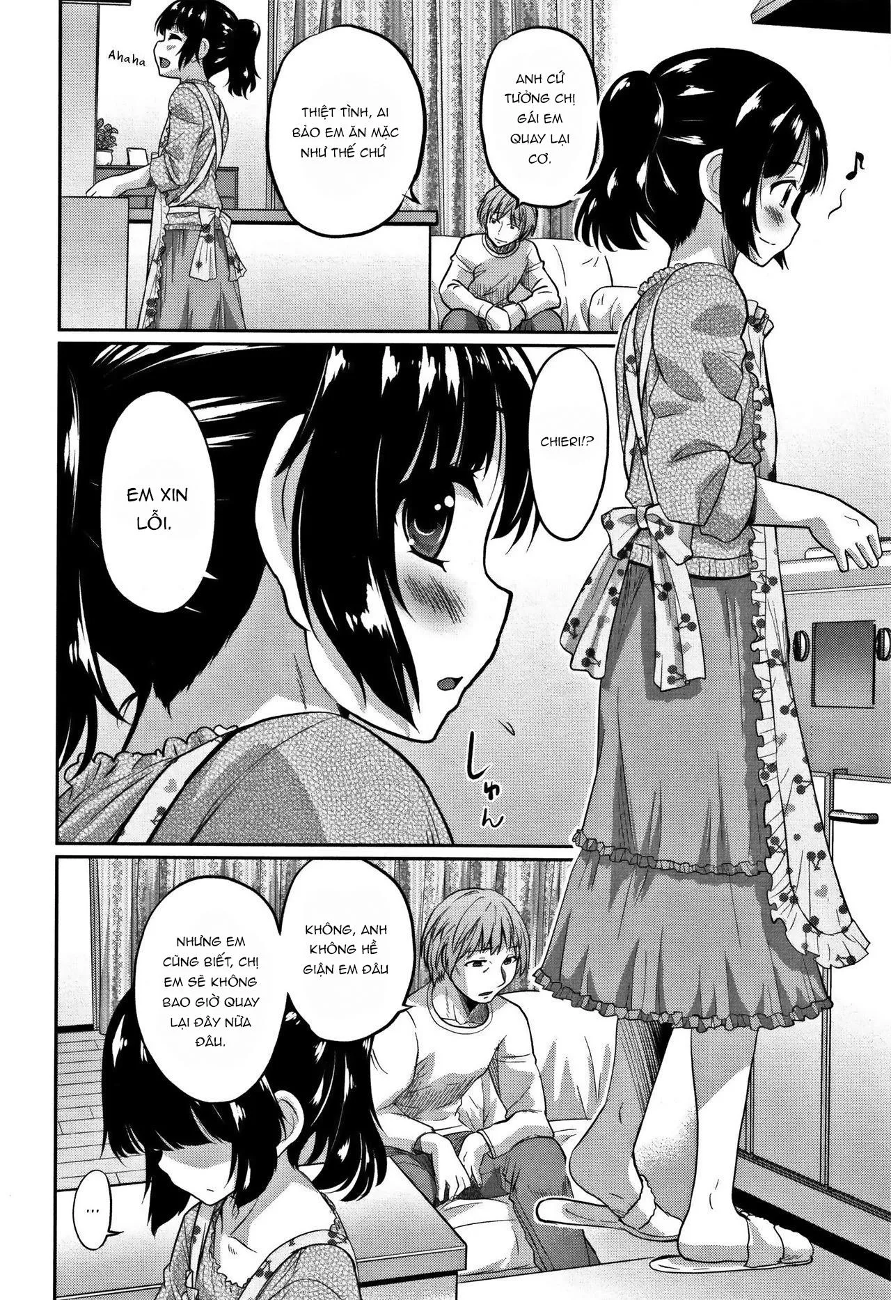 HentaiVN.net - Ảnh 3 - Kanojo no Otouto [Bạn gái thay thế của tôi] - Chap 1