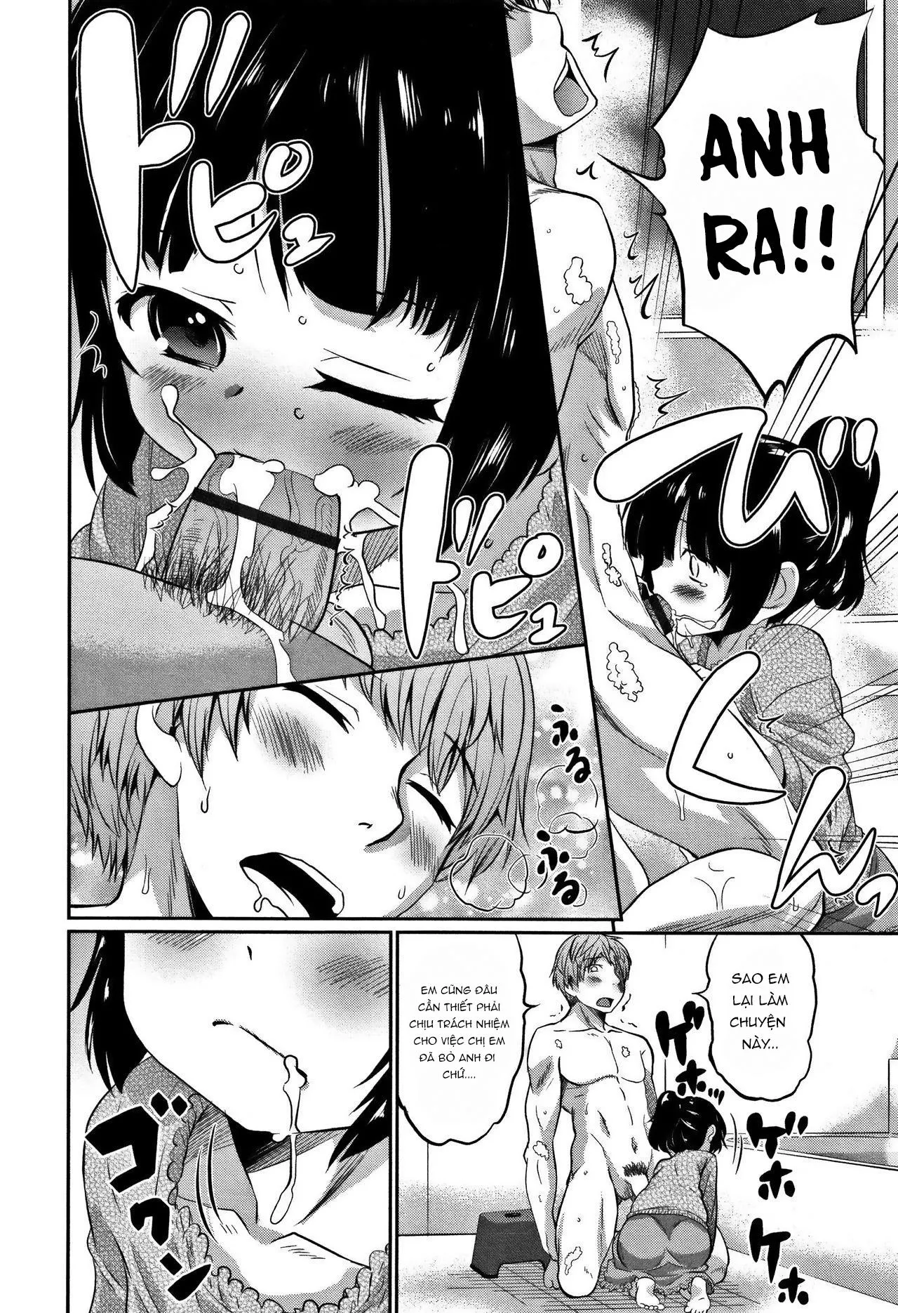HentaiVN.net - Ảnh 9 - Kanojo no Otouto [Bạn gái thay thế của tôi] - Chap 1