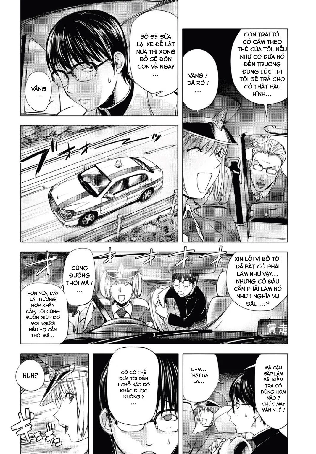 HentaiVN.net - Ảnh 3 - Địt tung lồn tài xế ủng hộ dịch vụ taxi [Prostitute Taxi, The Sequel!] - Chap 1