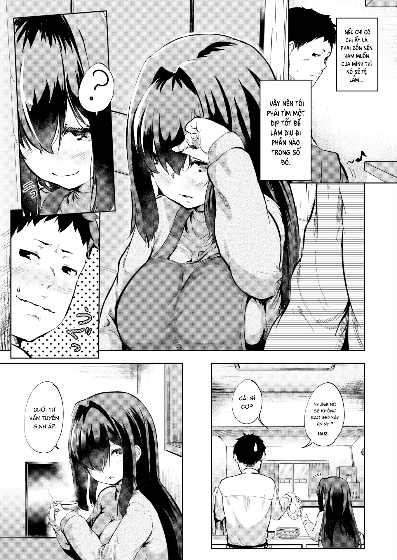 HentaiVN.net - Ảnh 3 - Thõa mãn em trai là công việc của chị [Sexual Regulation is a Big Sister’s Job - Dipping the Wick] - Chap 1