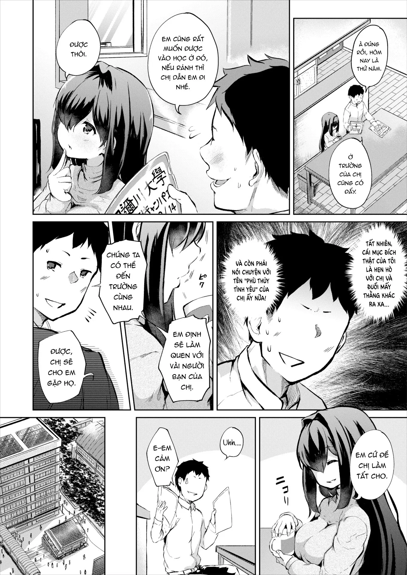HentaiVN.net - Ảnh 4 - Thõa mãn em trai là công việc của chị [Sexual Regulation is a Big Sister’s Job - Dipping the Wick] - Chap 1