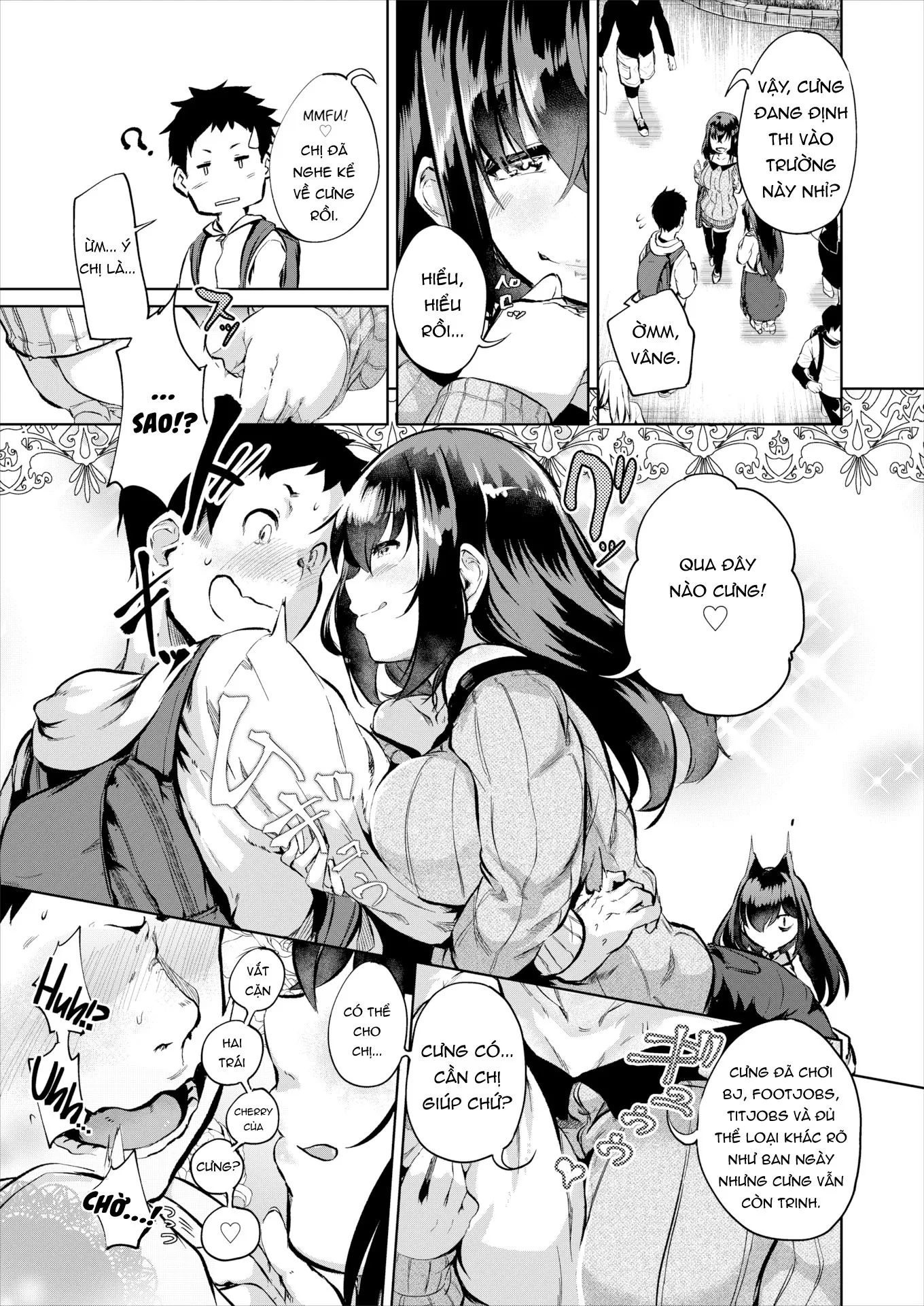 HentaiVN.net - Ảnh 7 - Thõa mãn em trai là công việc của chị [Sexual Regulation is a Big Sister’s Job - Dipping the Wick] - Chap 1