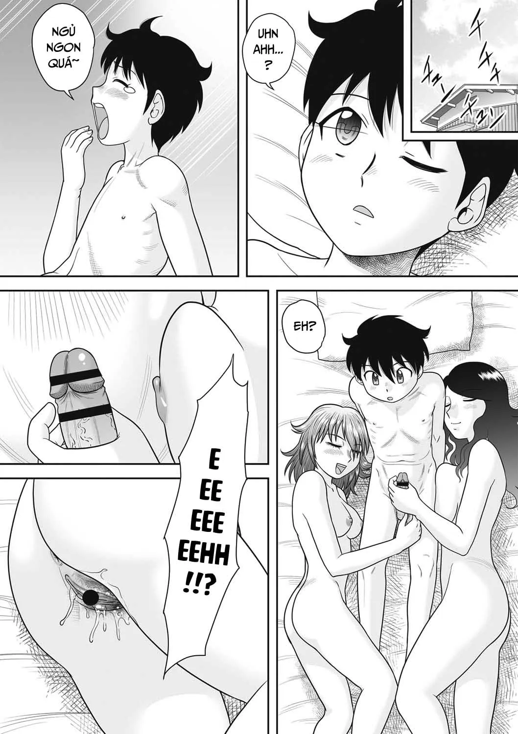 HentaiVN.net - Ảnh 13 - Gattai!Namahame Kazoku [Penetration! Bare Fucking Family!] - Chap 1