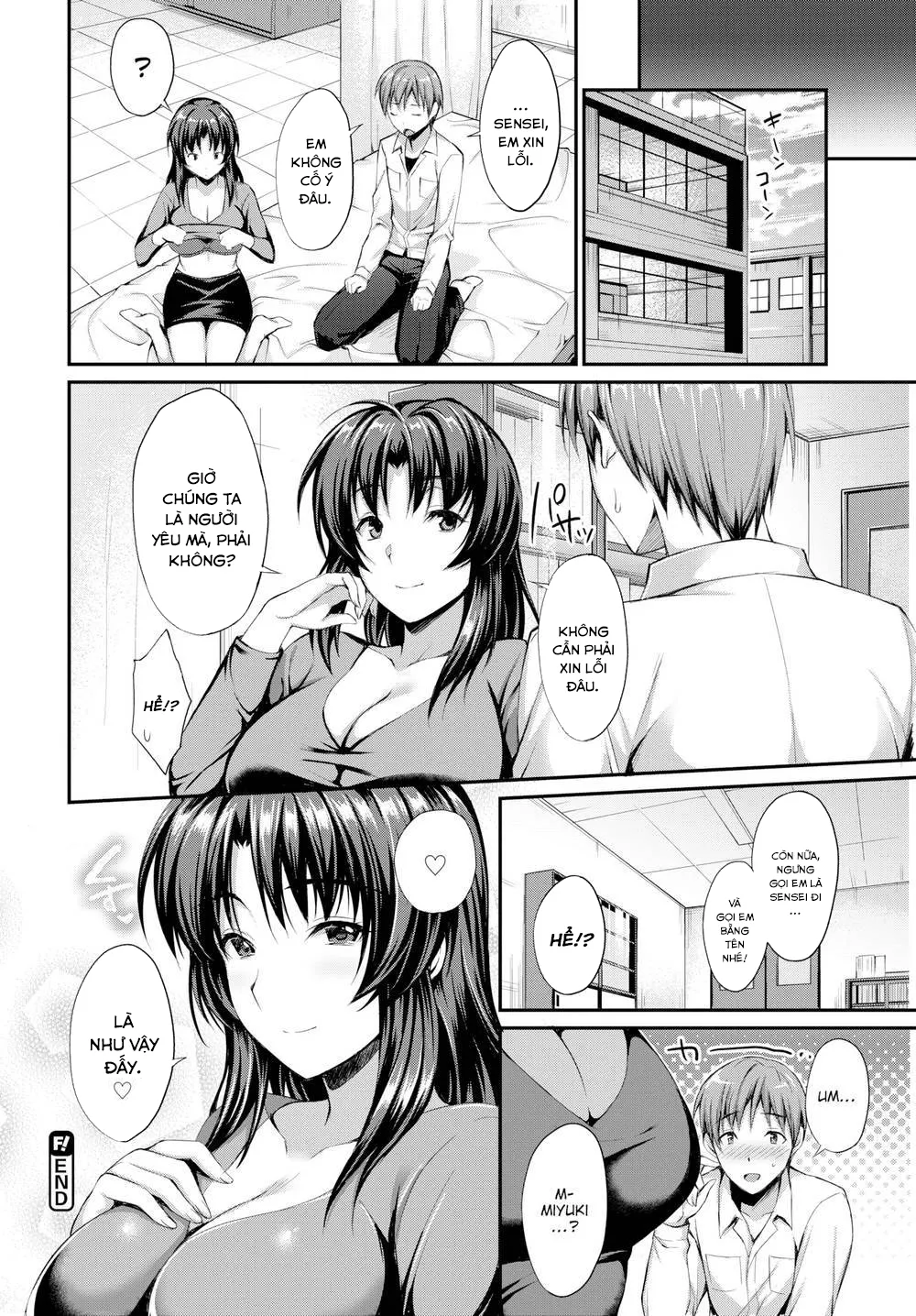 HentaiVN.net - Ảnh 17 - Sensei & I - Chap 1