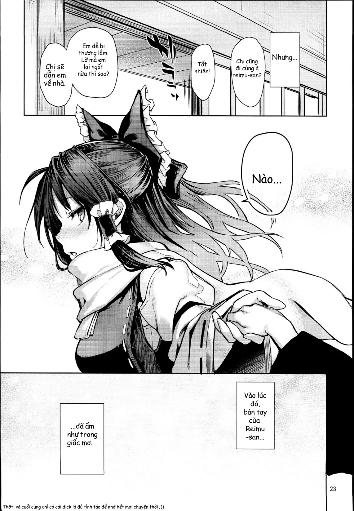 HentaiVN.net - Ảnh 23 - Atatame Jouzu no Reimu-san (Touhou Project) - Chap 1