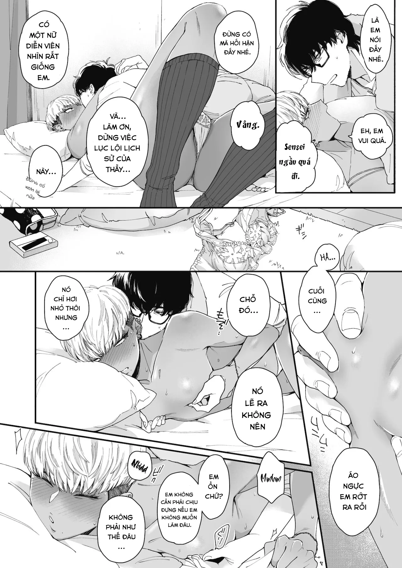 HentaiVN.net - Ảnh 14 - Sensei Temptation - Chap 1