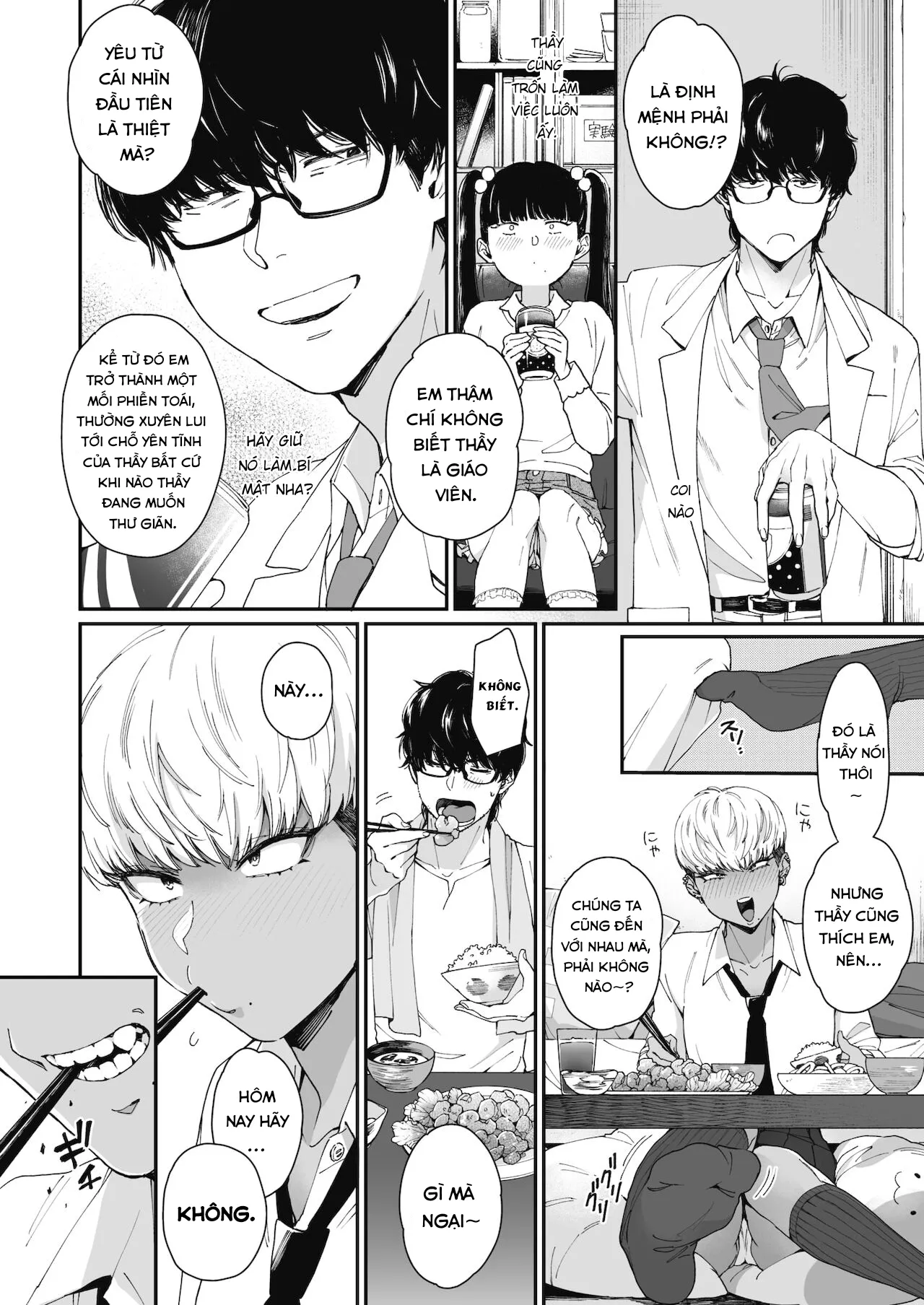 HentaiVN.net - Ảnh 4 - Sensei Temptation - Chap 1
