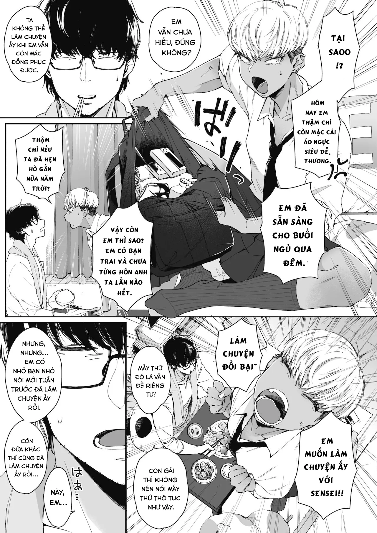 HentaiVN.net - Ảnh 5 - Sensei Temptation - Chap 1