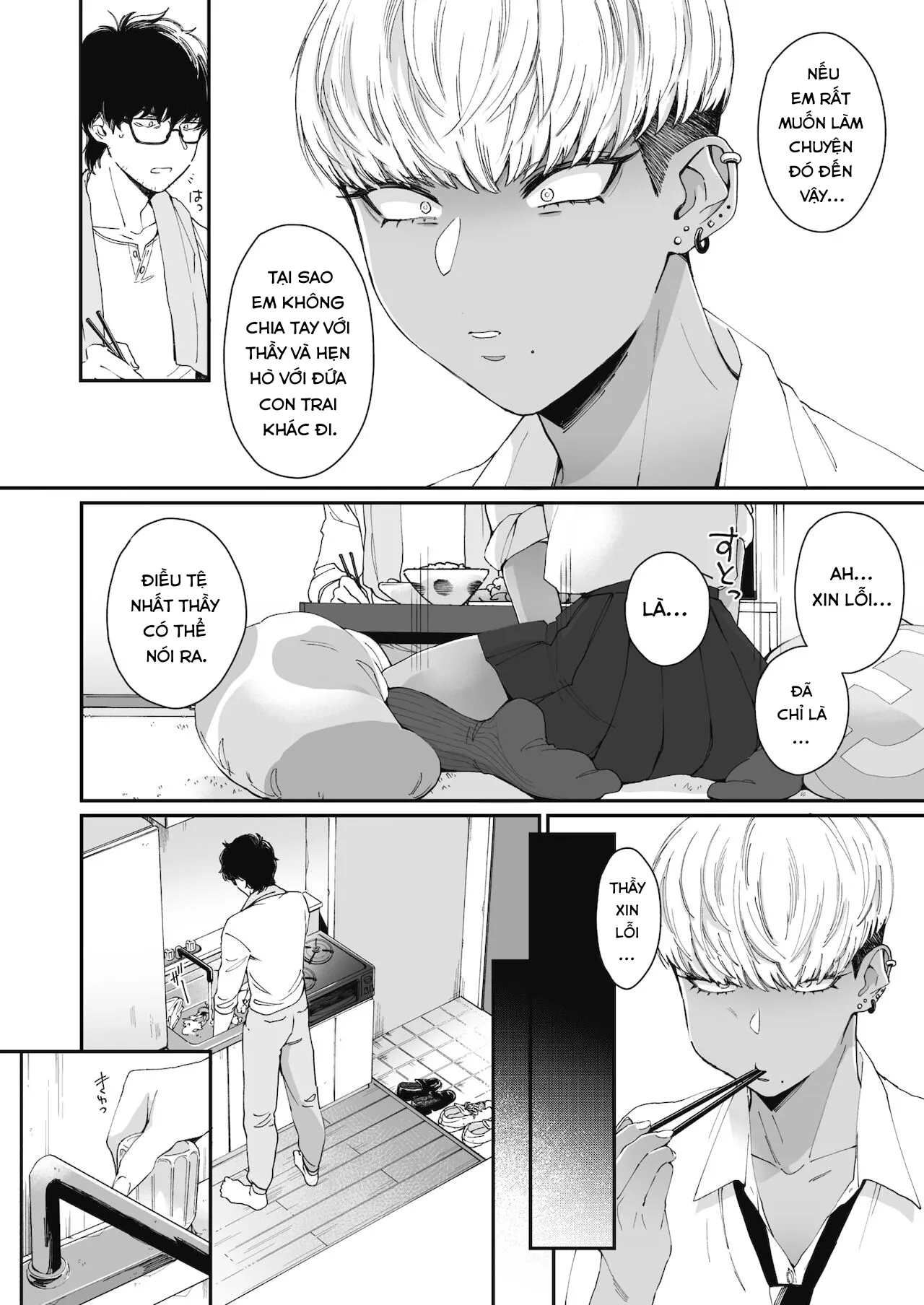 HentaiVN.net - Ảnh 6 - Sensei Temptation - Chap 1