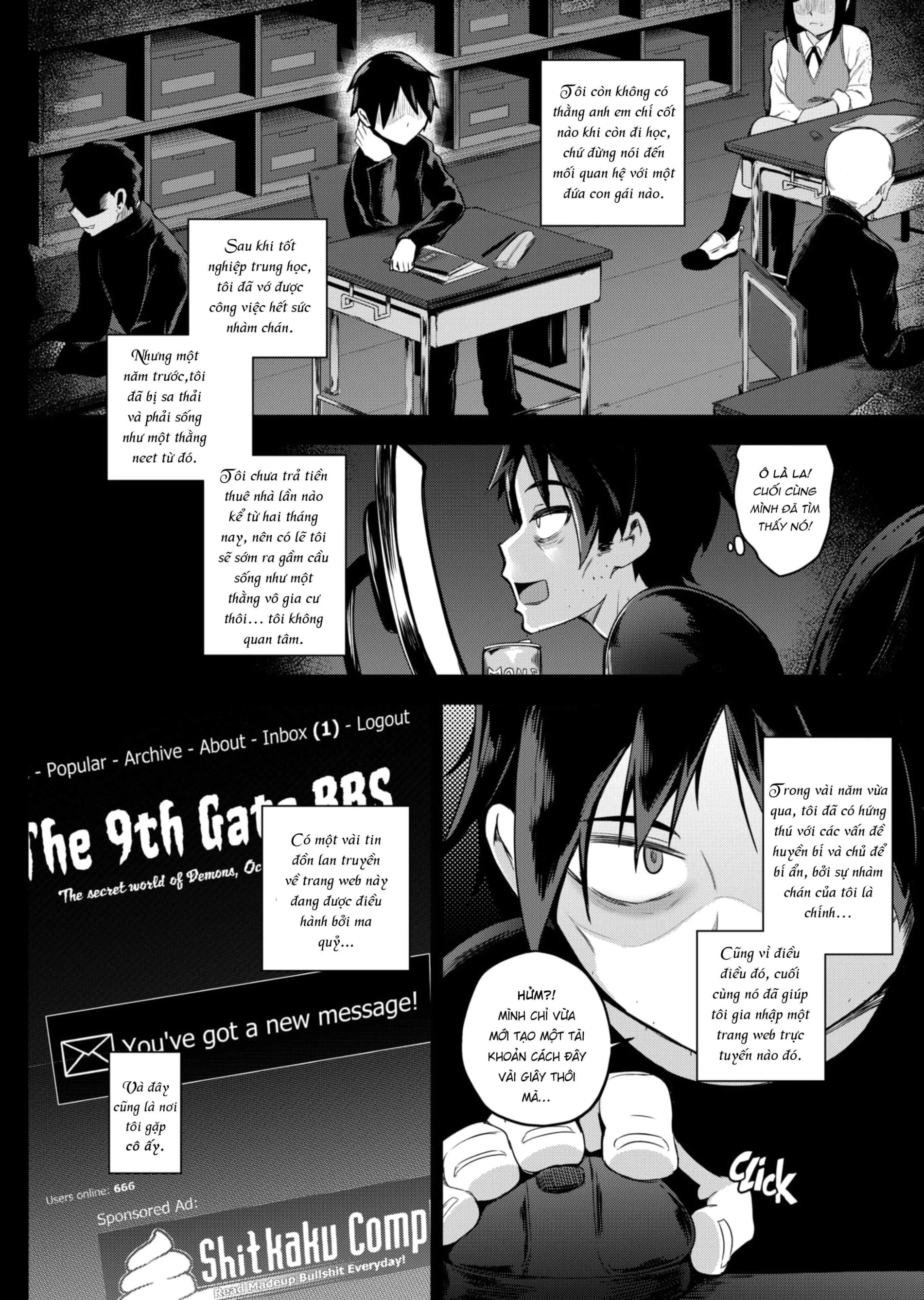 HentaiVN.net - Ảnh 5 - Lời tiên tri về Mặt Trăng đen [Black moon prophecy] - Chap 1
