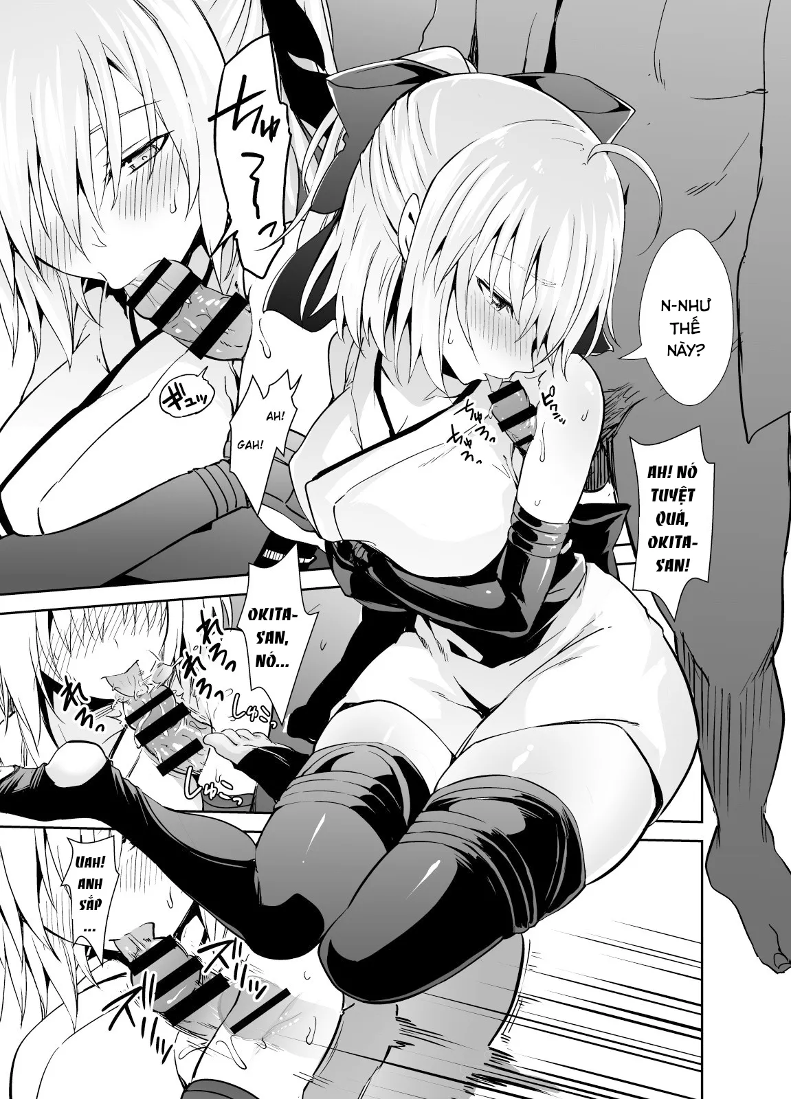 HentaiVN.net - Ảnh 7 - Okita-san to Sex - Chap 1