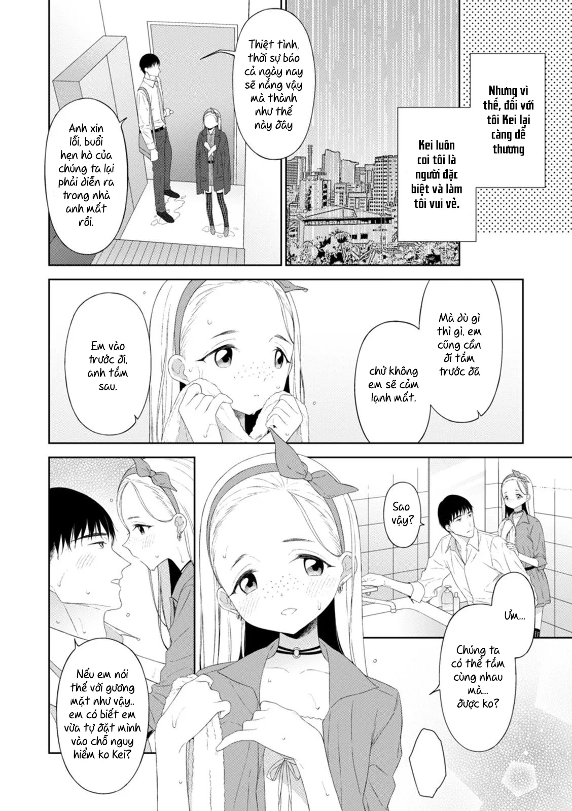 HentaiVN.net - Ảnh 3 - Ngoài kia là tiếng mưa hay giai điệu tình yêu của chúng ta? [Amaoto wa Koibito no Shirabe] - Chap 2