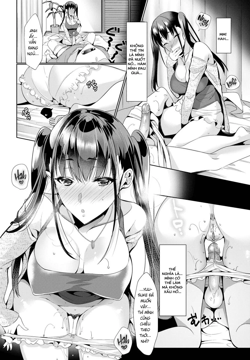 HentaiVN.net - Ảnh 10 - Anh Ngủ Rồi À...?? [Are you asleep...??] - Chap 1
