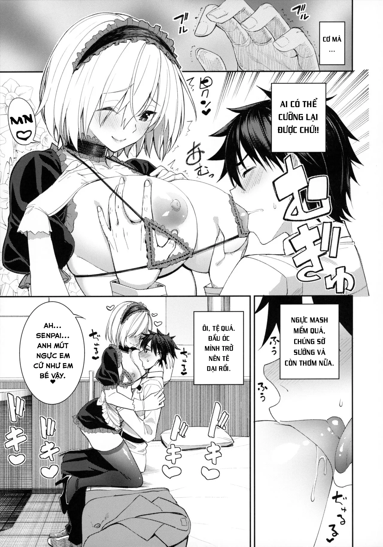HentaiVN.net - Ảnh 10 - Mash ga Tonikaku Guigui Kuru Hon (Fate/Grand Order) [マシュがとにかくぐいぐいくる本] - Chap 1