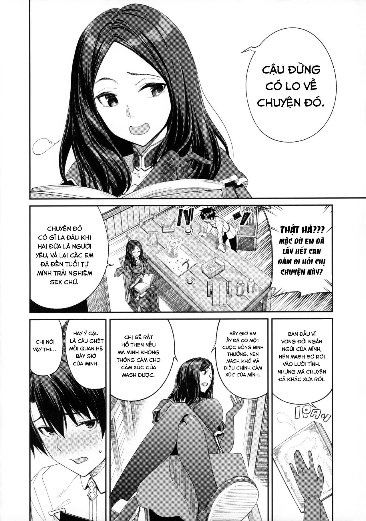 HentaiVN.net - Ảnh 7 - Mash ga Tonikaku Guigui Kuru Hon (Fate/Grand Order) [マシュがとにかくぐいぐいくる本] - Chap 1