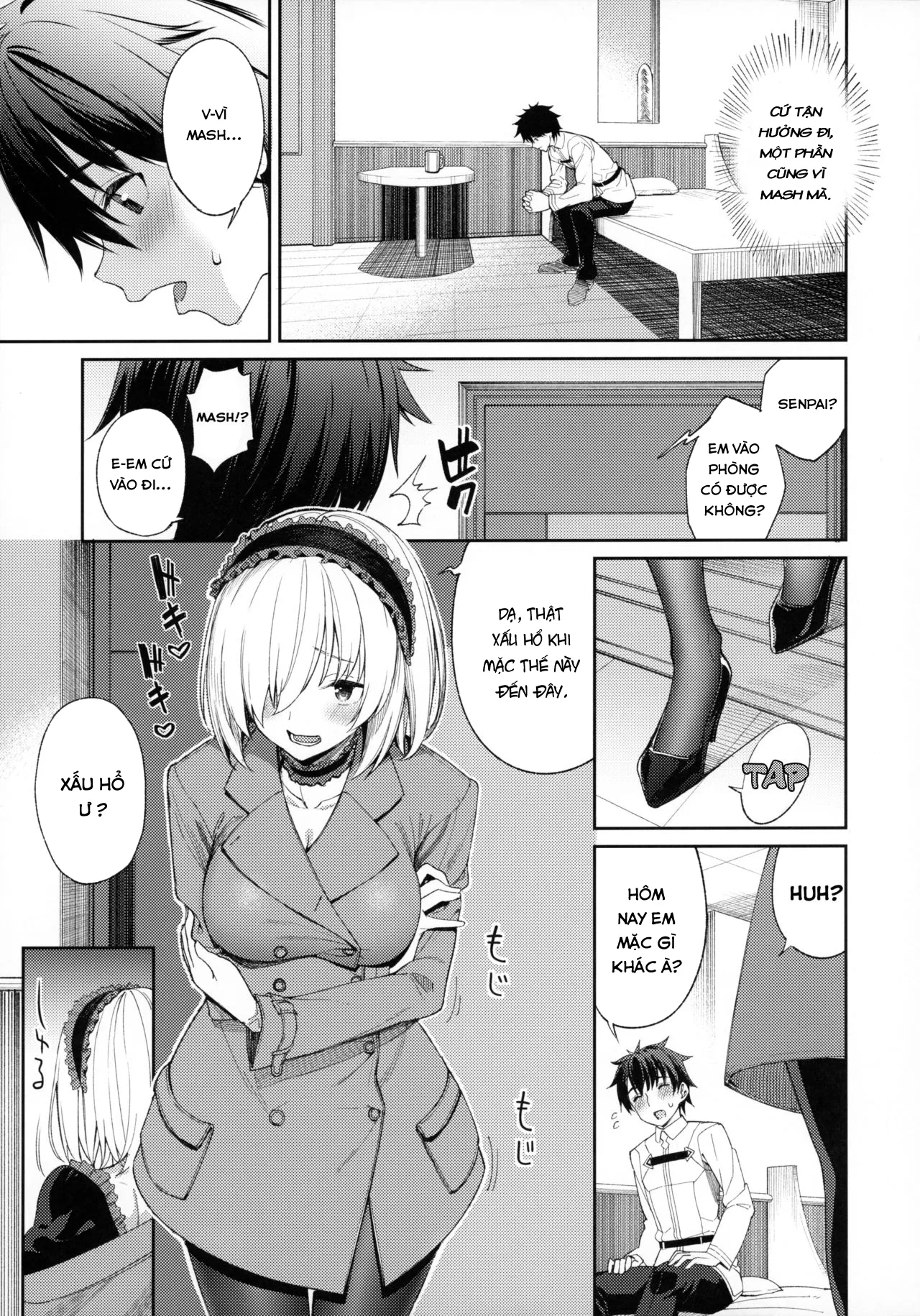 HentaiVN.net - Ảnh 8 - Mash ga Tonikaku Guigui Kuru Hon (Fate/Grand Order) [マシュがとにかくぐいぐいくる本] - Chap 1