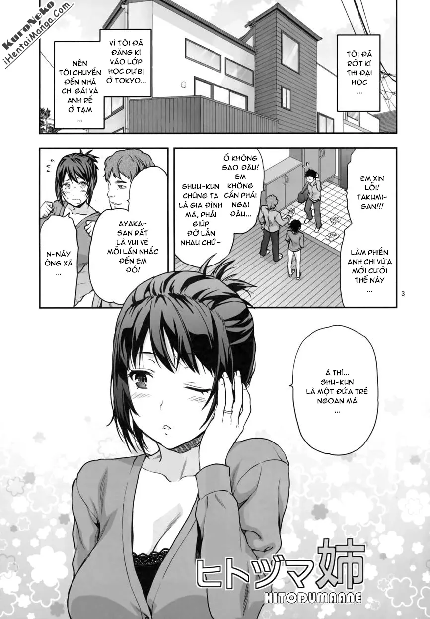 HentaiVN.net - Ảnh 3 - Hitoduma Ane/Married Sister [Married Sister; Hitoduma Ane] - Chap 1