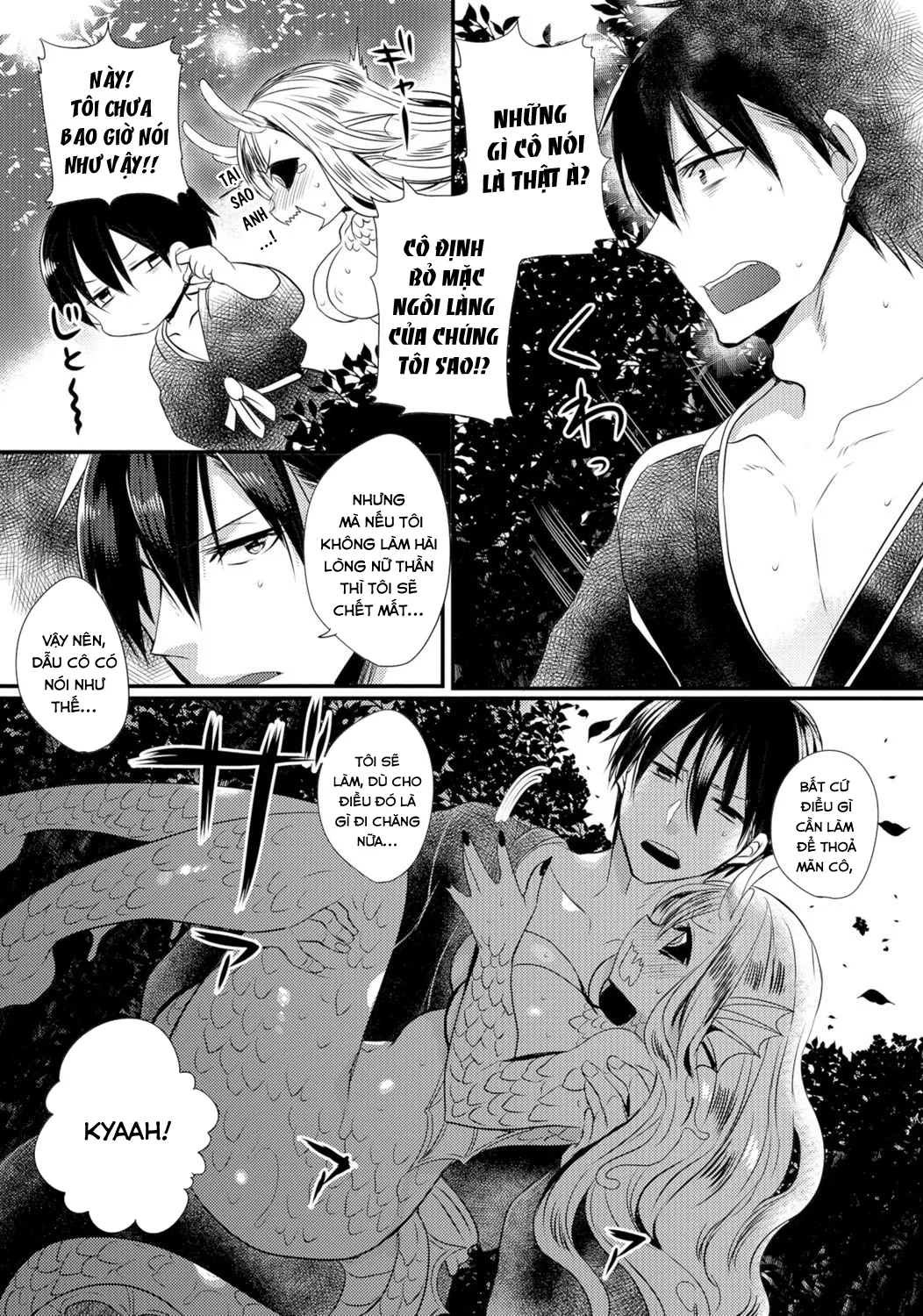 HentaiVN.net - Ảnh 4 - Vật hiến tế cho nữ thần rồng nước [Sacrifice to the Water Dragon Goddess] - Chap 1