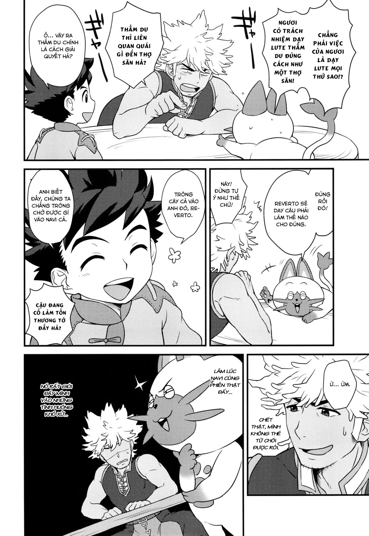 HentaiVN.net - Ảnh 10 - Tadashii Kizuna no Awasekata (Monster Hunter) [正しい絆の合わせ方 (ンスターハンター)] - Chap 1