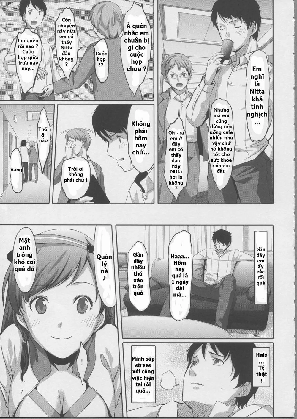 HentaiVN.net - Ảnh 7 - Doko Miterundesuka Producer-san? (The idolmaster) - Chap 1