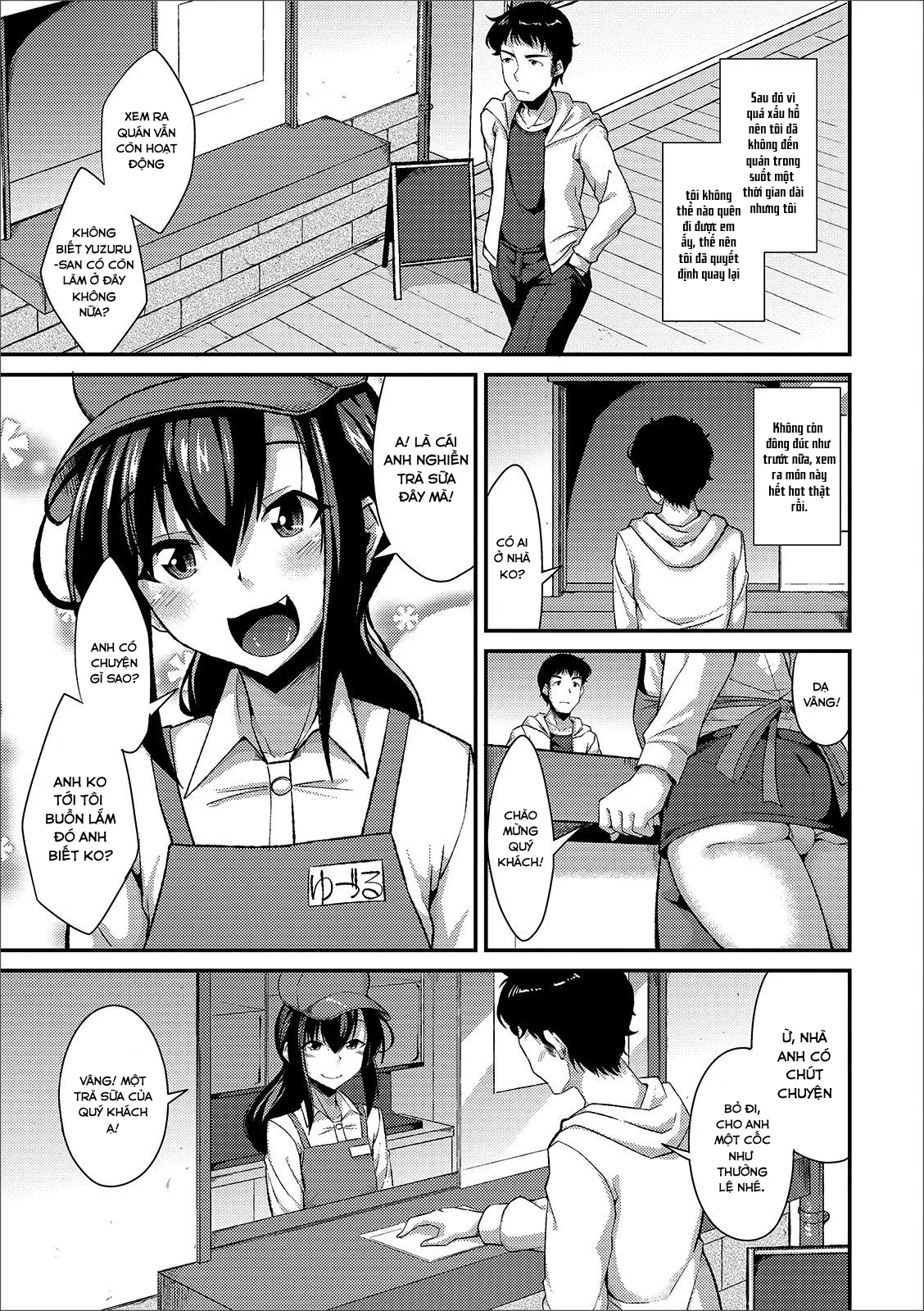 HentaiVN.net - Ảnh 4 - Quán trà sữa Tapioca [Tapioca no Toriko (Gekkan Web Otoko no Ko-llection! S Vol. 44)] - Chap 1