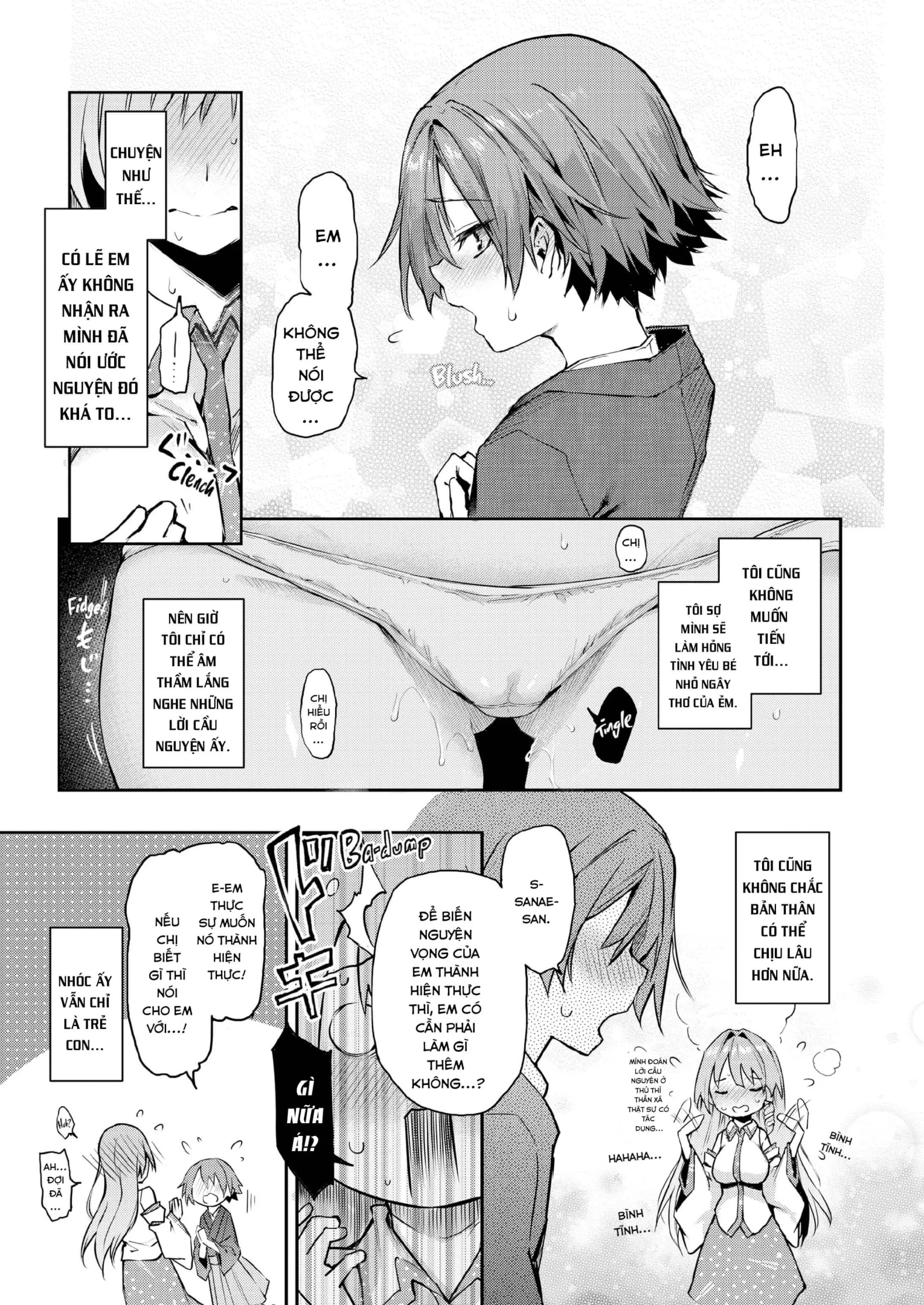 HentaiVN.net - Ảnh 7 - Ohyakudo Jouzu no Sanae-san (Touhou Project) - Chap 1