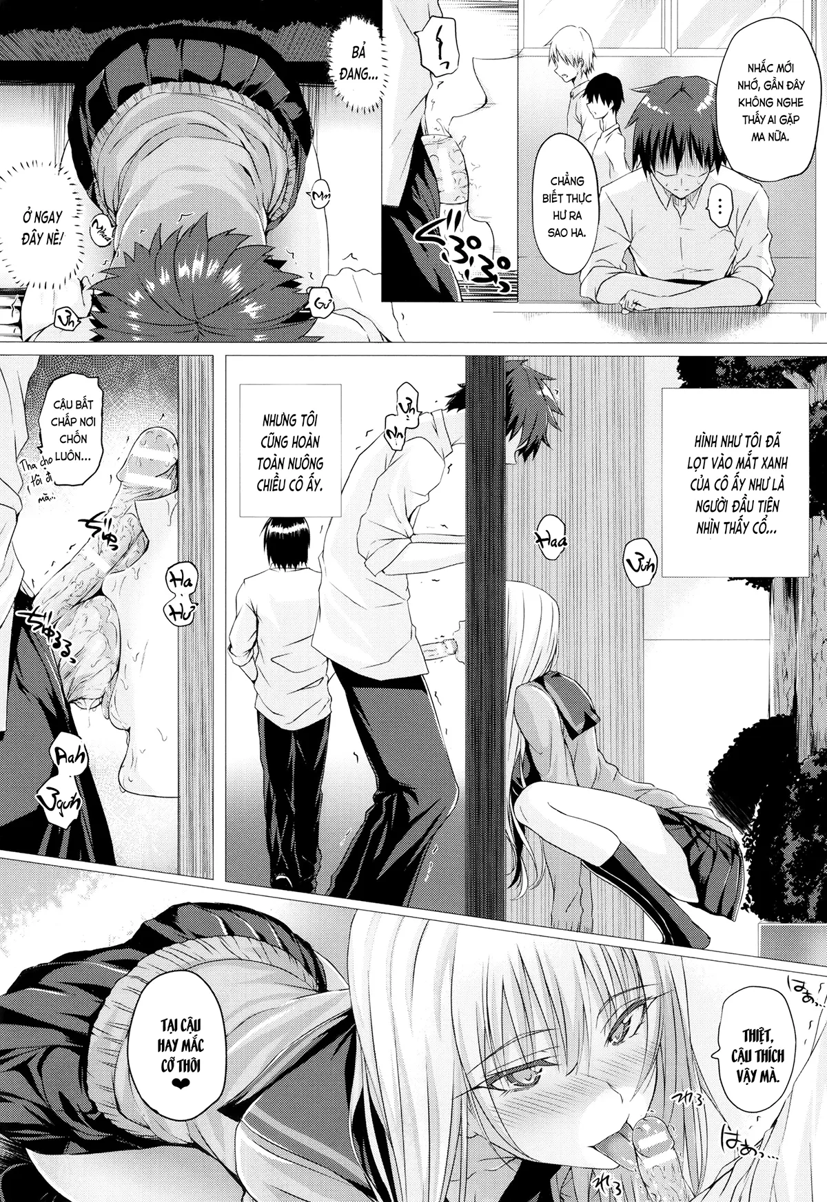 HentaiVN.net - Ảnh 10 - Lần đầu với ma [Yuurei Hatsu Keiken; 幽霊初経験] - Chap 1