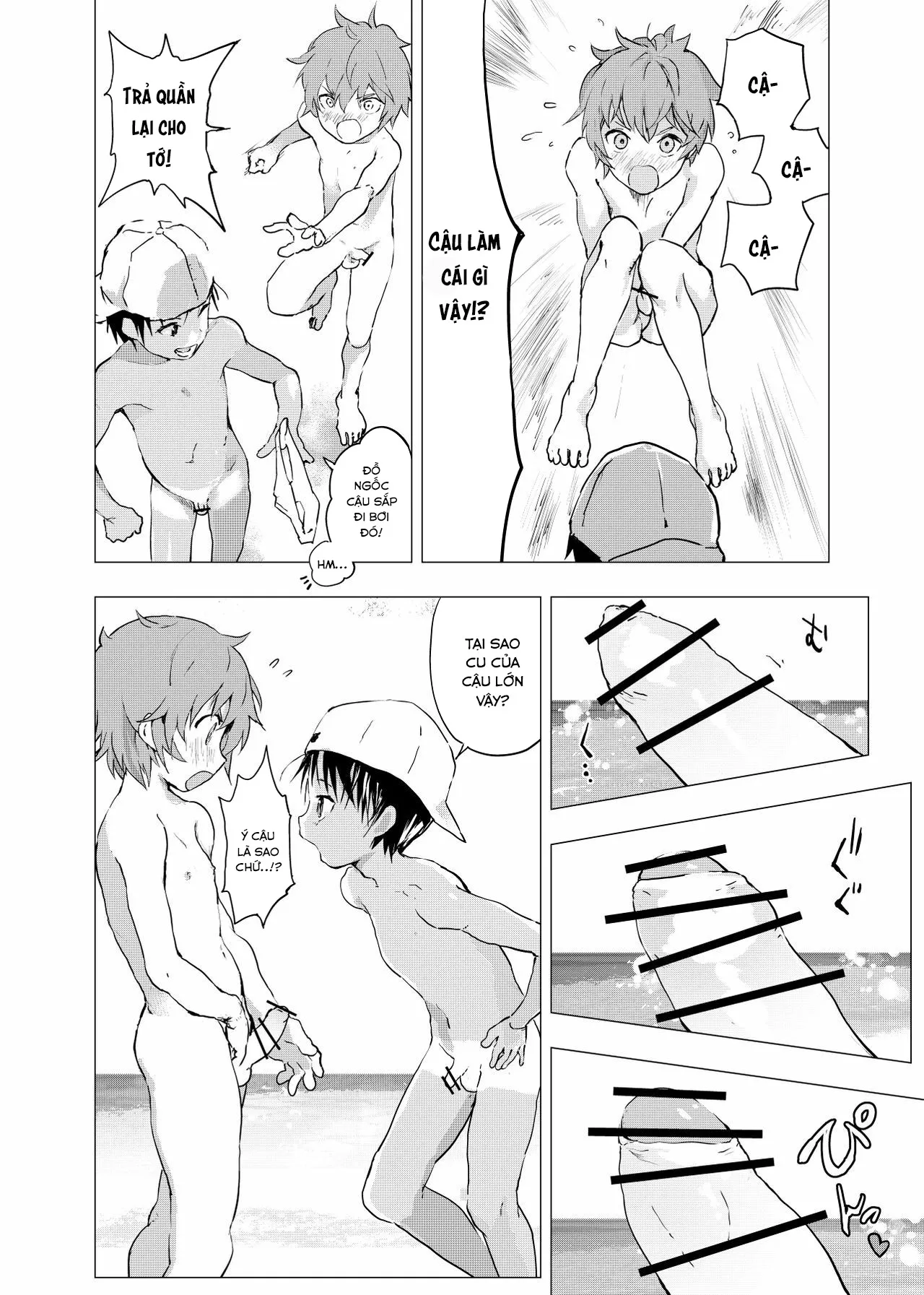 HentaiVN.net - Ảnh 7 - Inaka no Uke Shounen to Tokai no Seme Shounen no Ero Manga - Chap 1