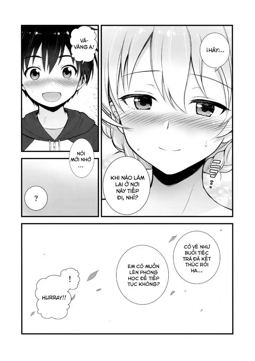 HentaiVN.net - Ảnh 23 - Darjeeling to no Renai Moyou (Girls und Panzer) - Chap 1